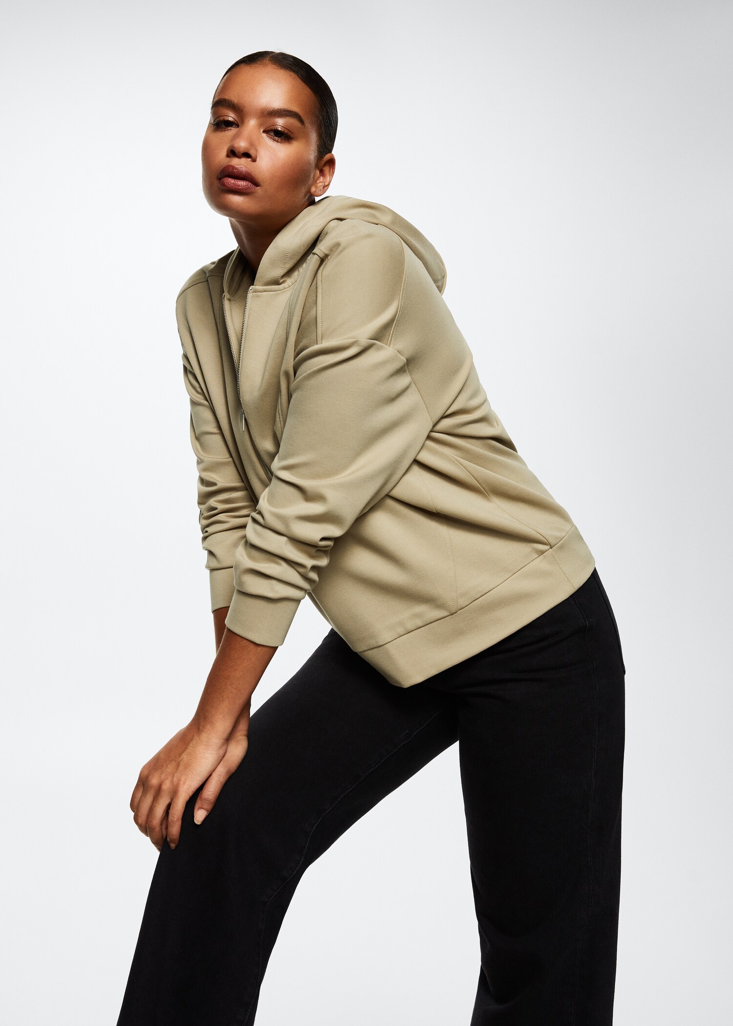 Sweatshirt perkinskrage dragkedja - Detaljer om artikeln 3