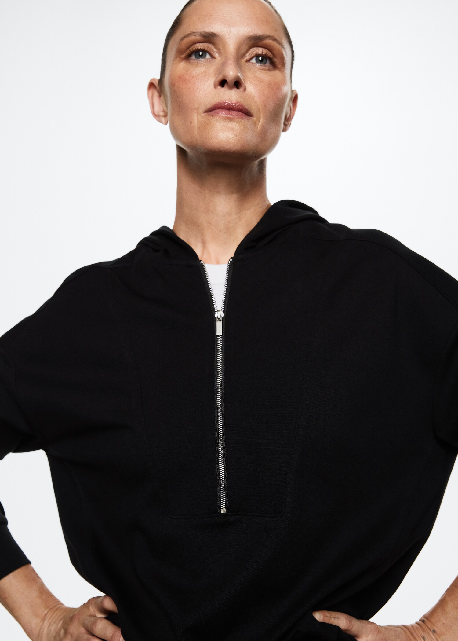 Sweatshirt perkinskrage dragkedja - Detaljer om artikeln 2