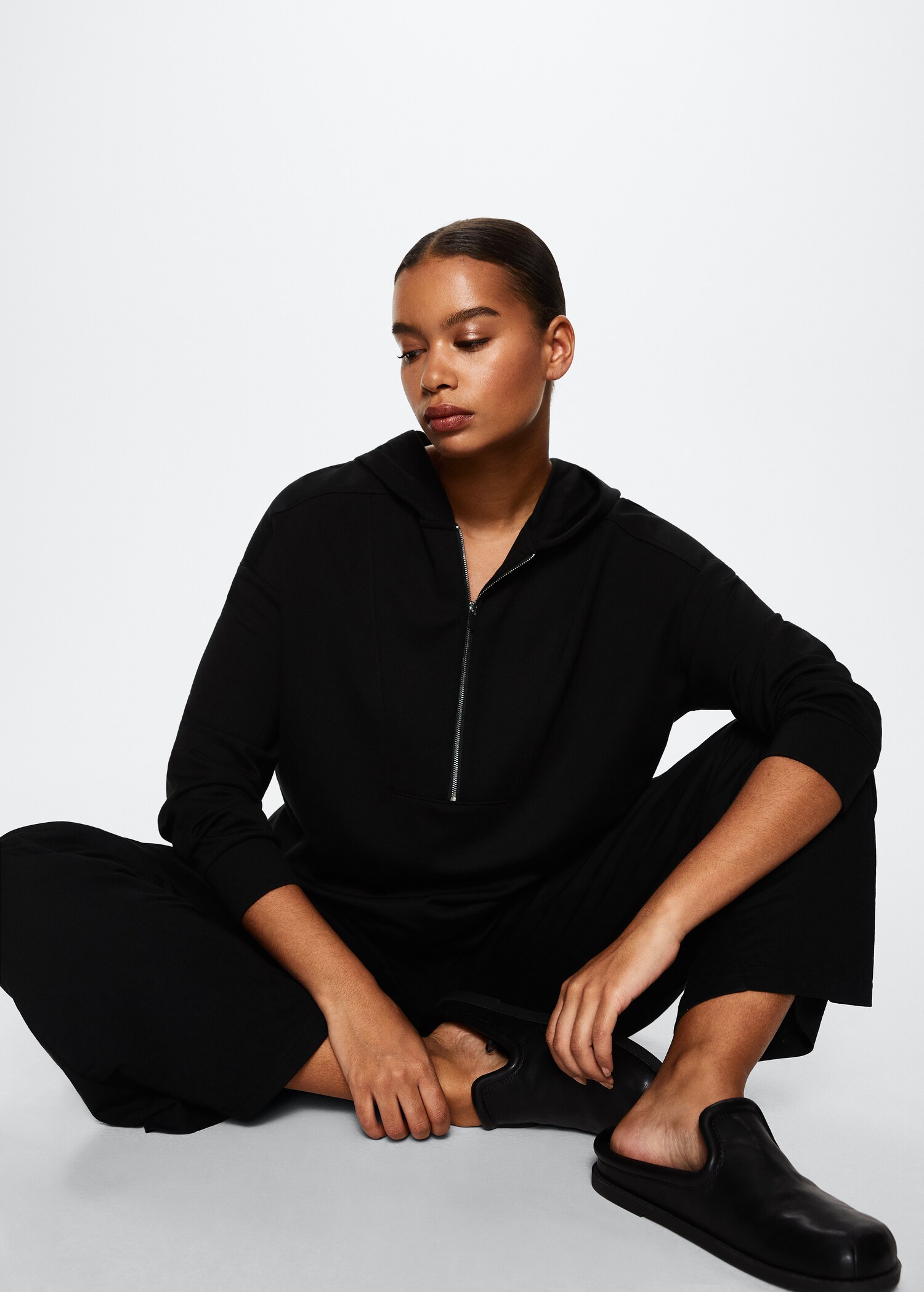 Sweatshirt perkinskrage dragkedja - Detaljer om artikeln 4