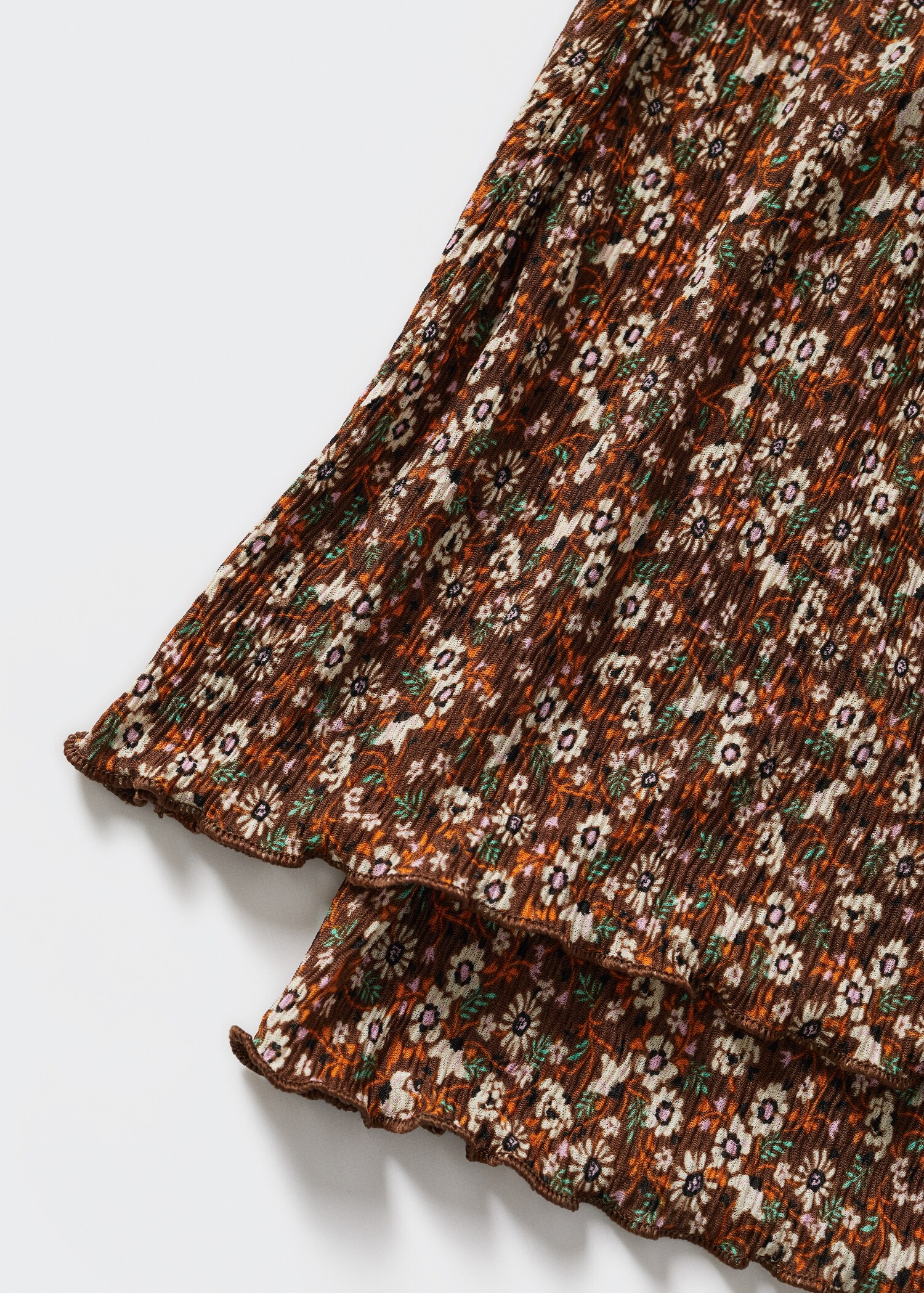 Ausgestellte Hose mit Blumenmuster - Detail des Artikels 8