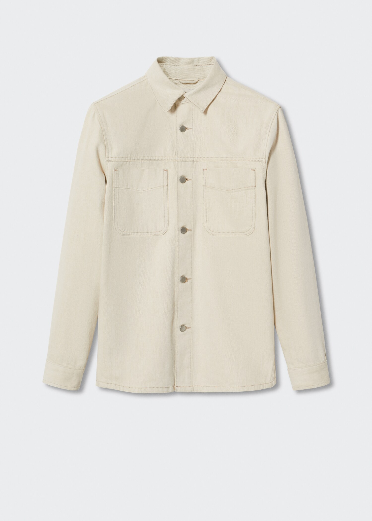 Pocket denim overshirt - Article without model