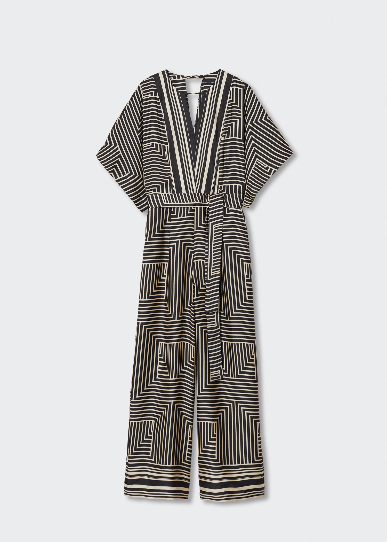 Geometrisk tryck jumpsuit - Artikel utan modell