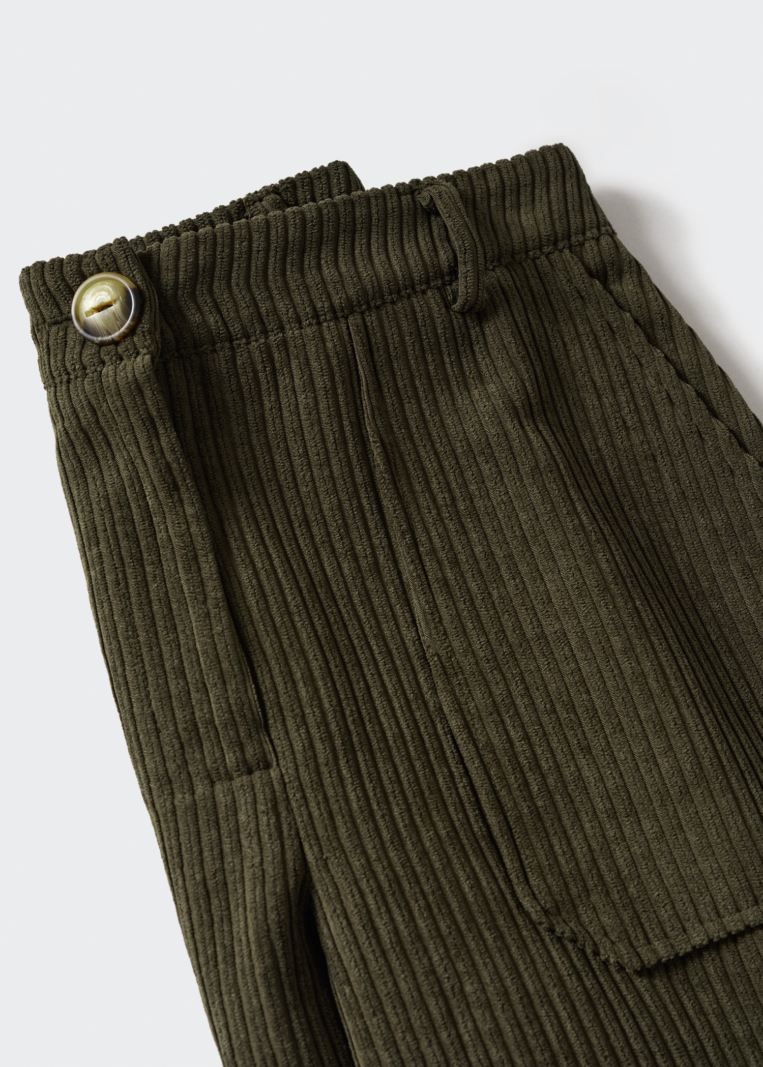 Pantalon droit velours côtelé - Détail de l'article 8