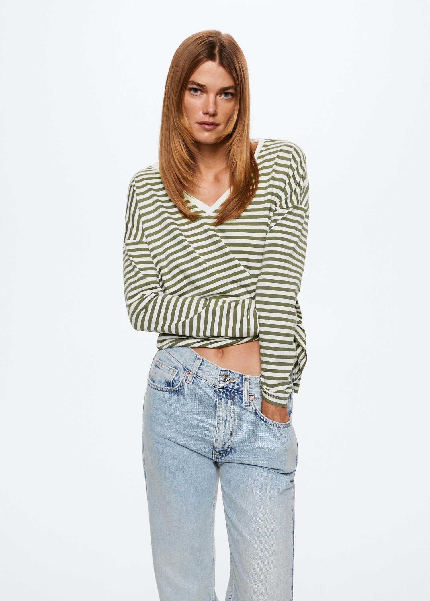 100% cotton T-shirt - Medium plane