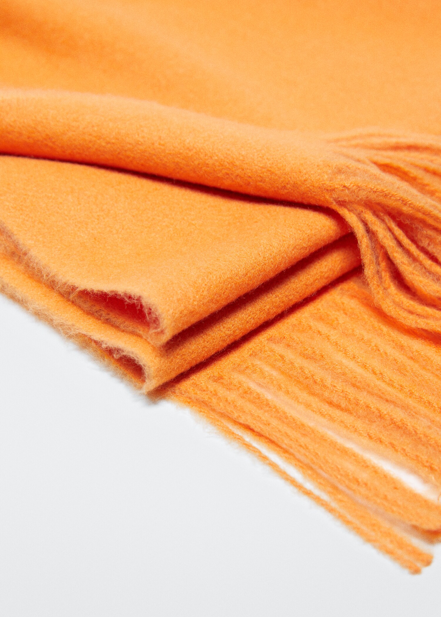Fringed edge scarf - Medium plane