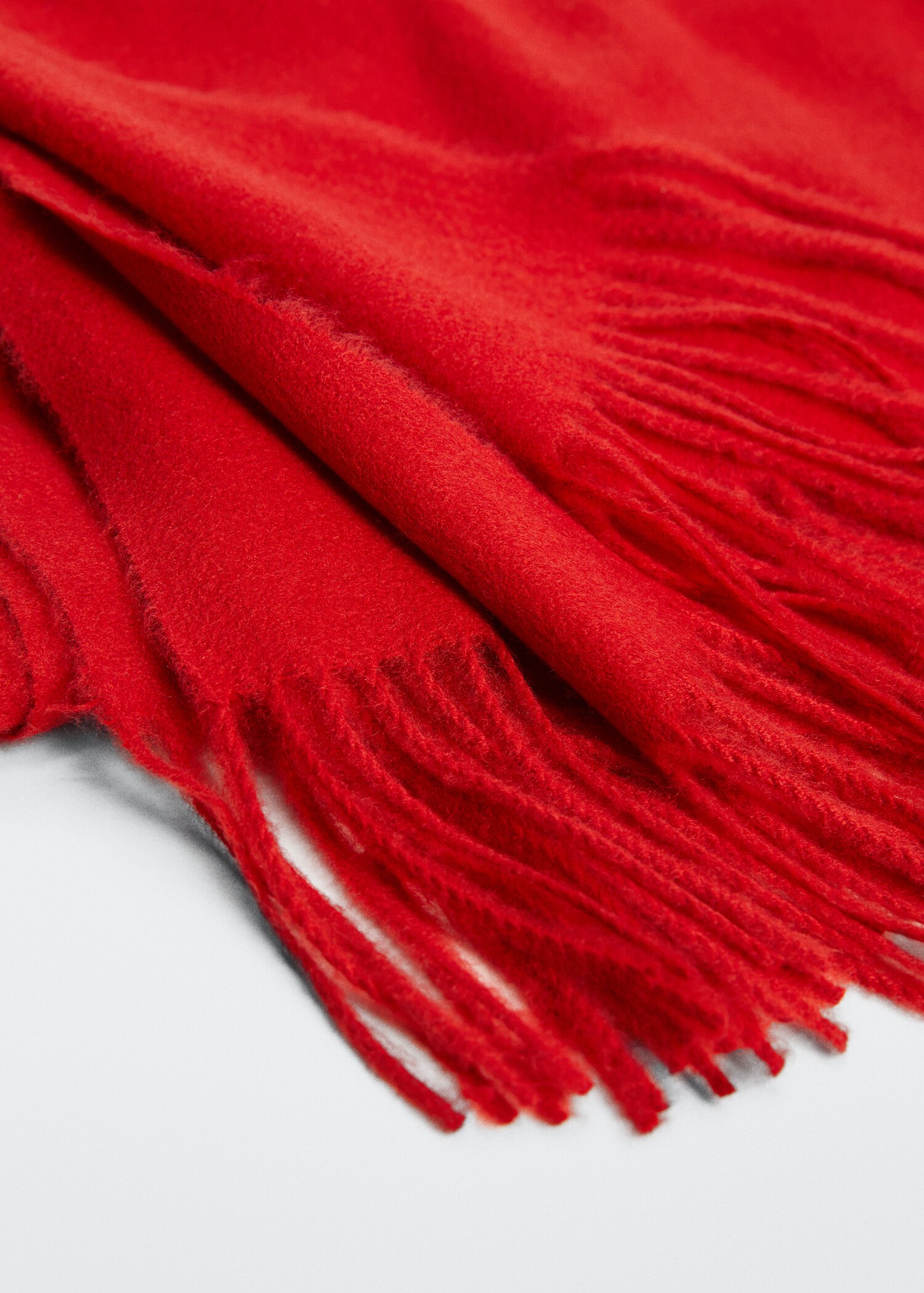 Fringed edge scarf - Medium plane
