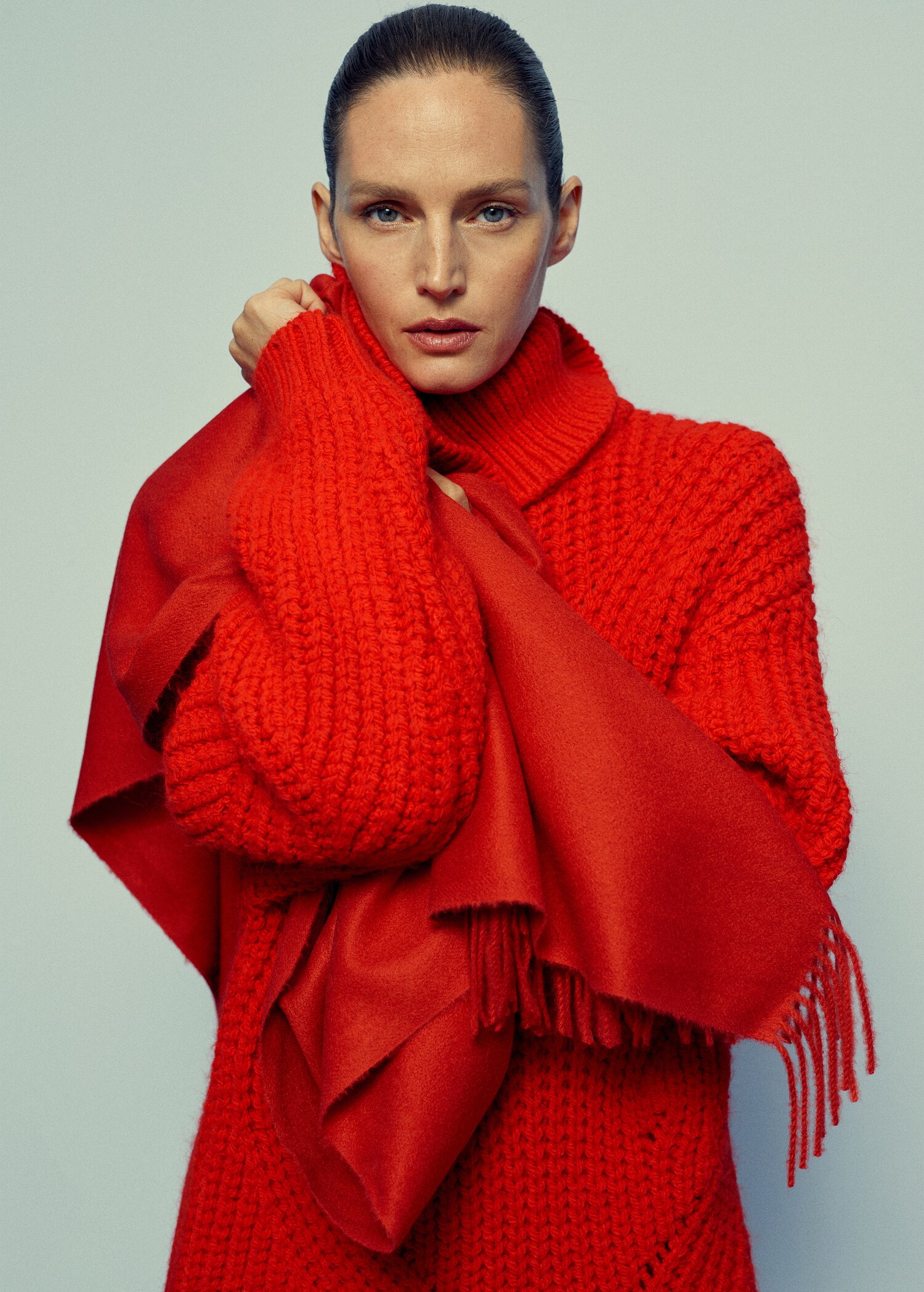 Fringed edge scarf - Details of the article 9