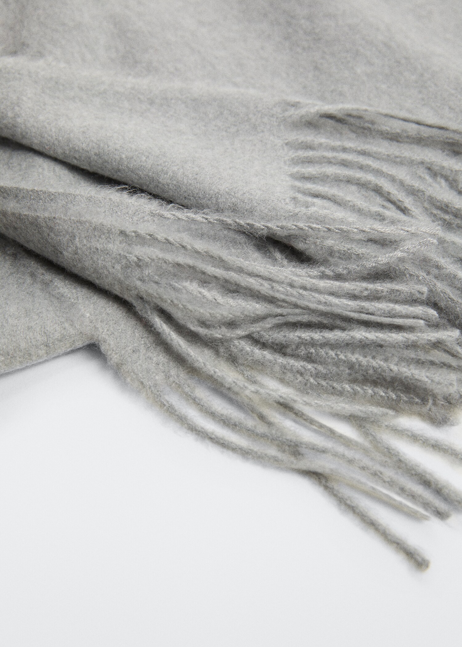 Fringed edge scarf - Medium plane
