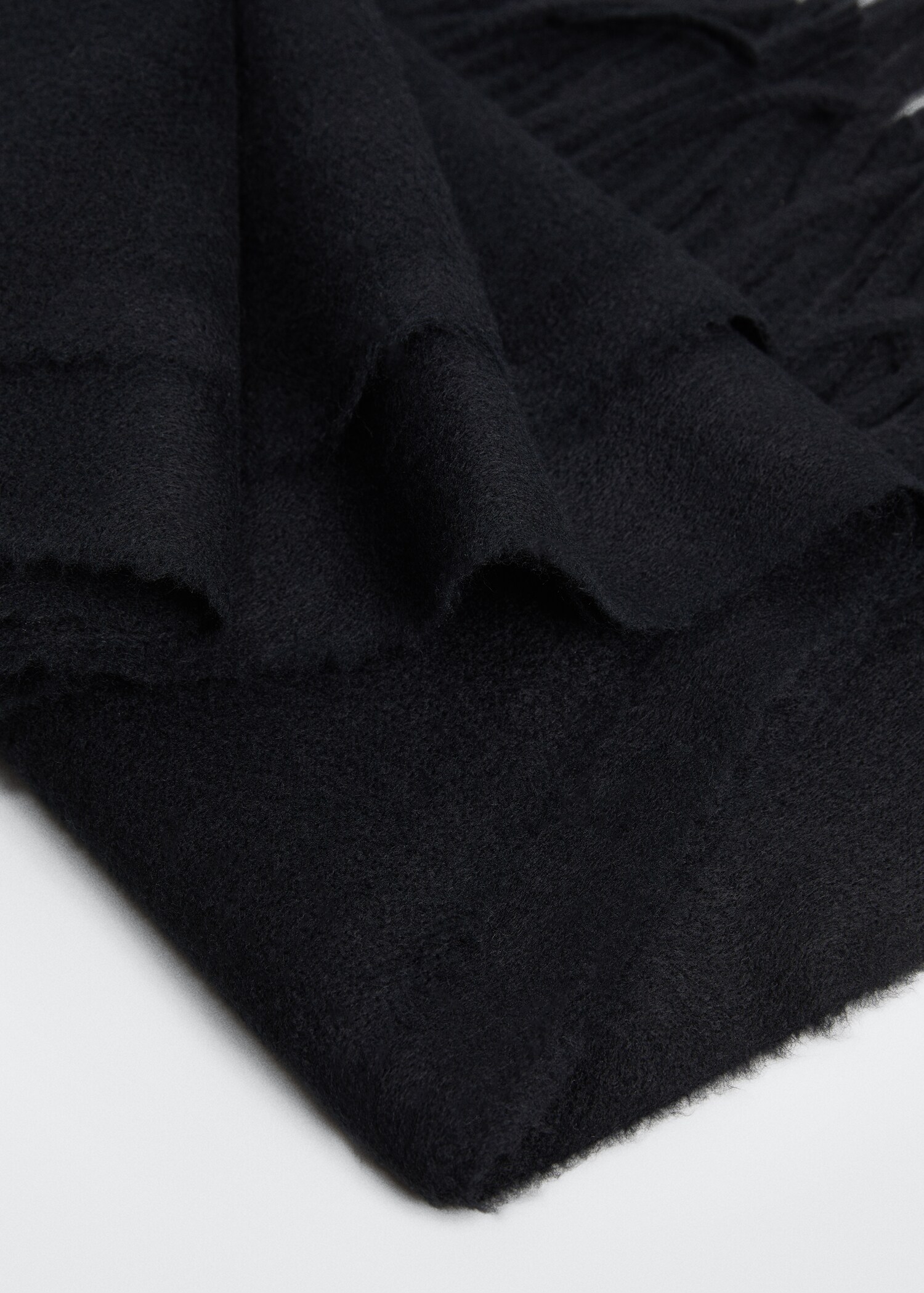 Fringed edge scarf - Medium plane