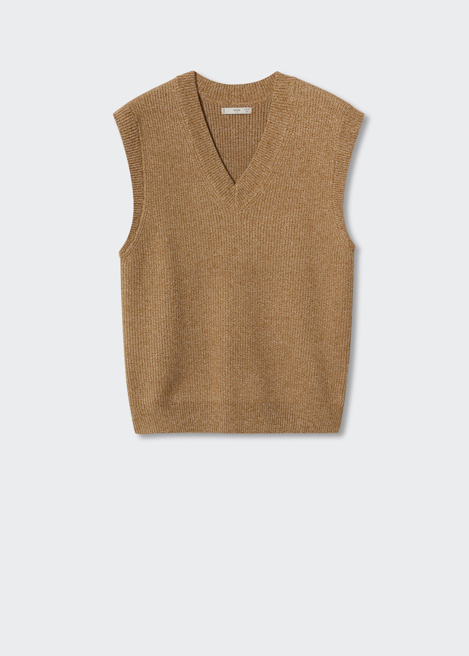 Strikket vest med struktur - Artikkel uten modell