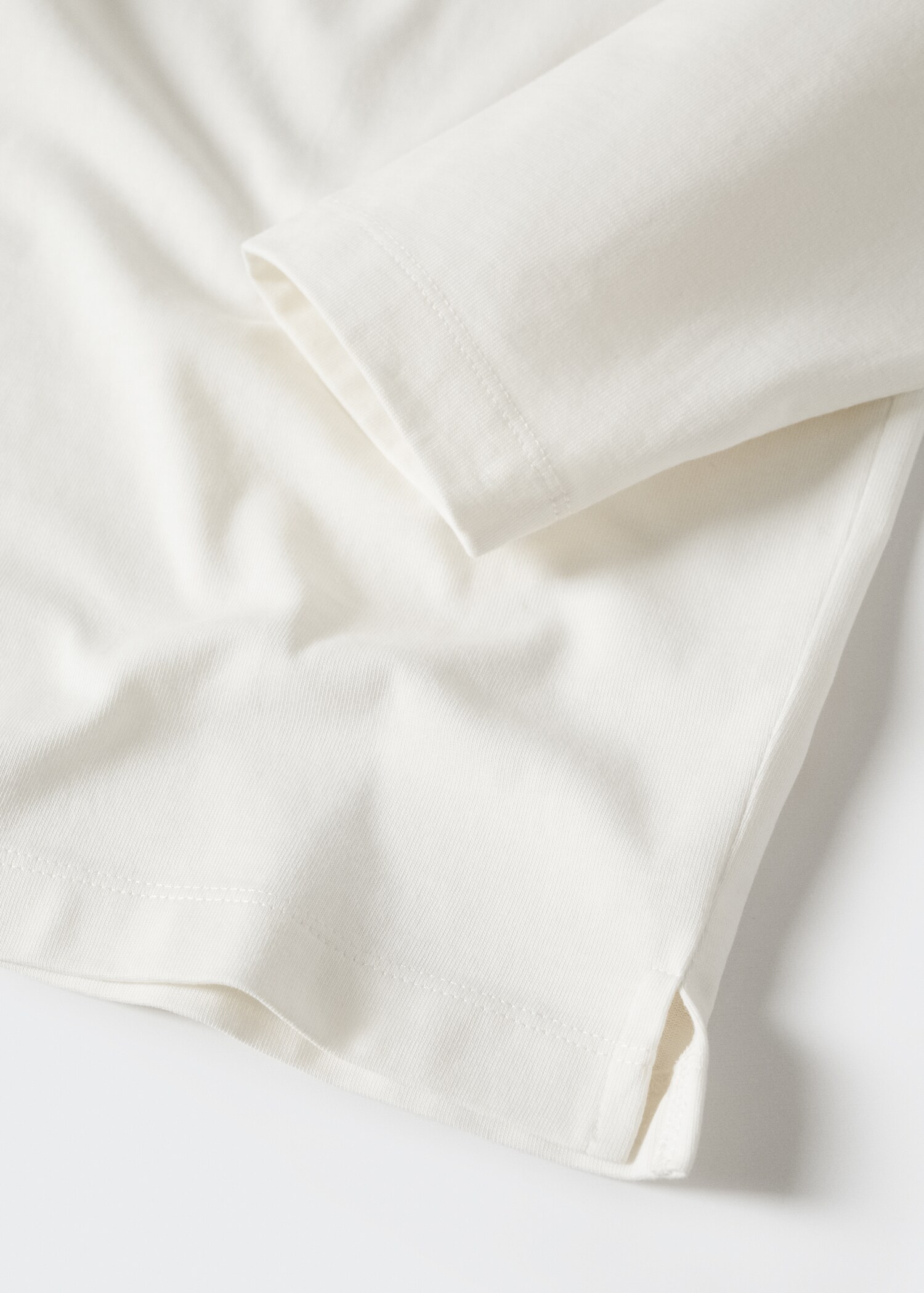 Long sleeve cotton t-shirt - Details of the article 8