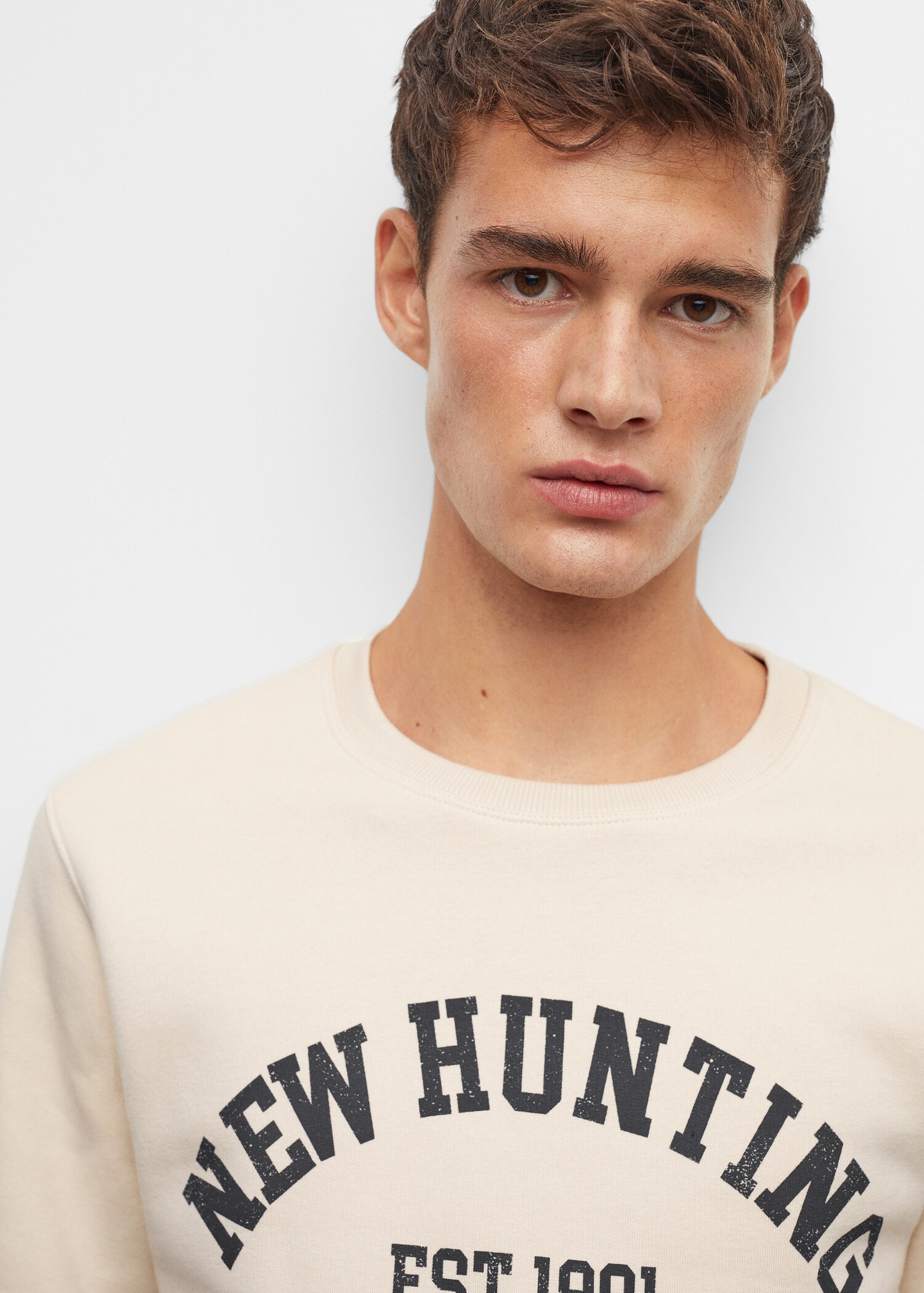 Printed cotton sweatshirt - Details of the article 1
