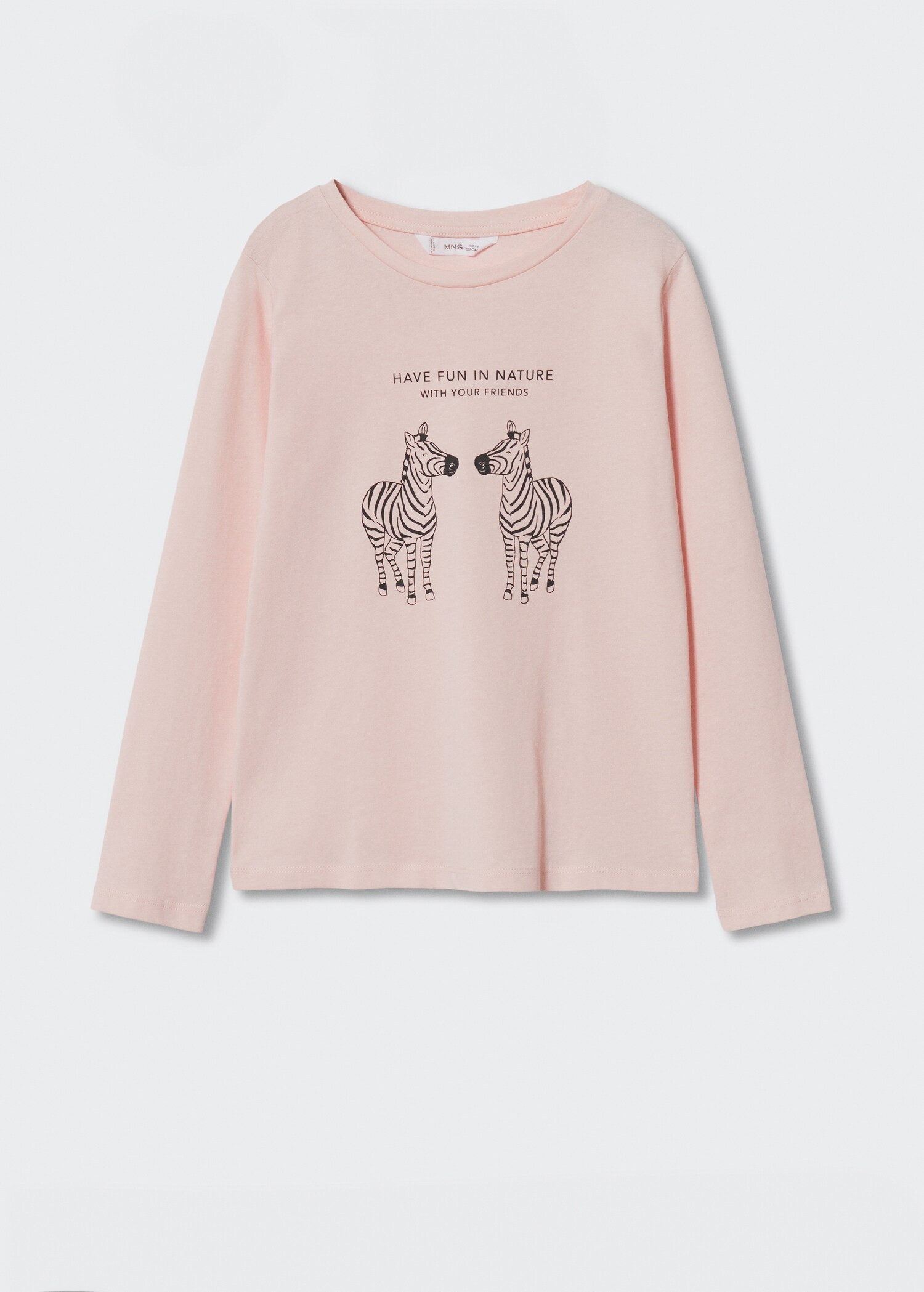 Long-sleeved t-shirt with message - Article without model
