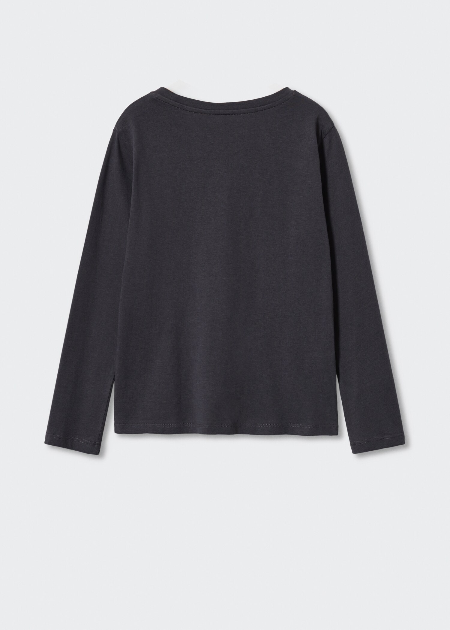 Long-sleeved t-shirt with message - Reverse of the article