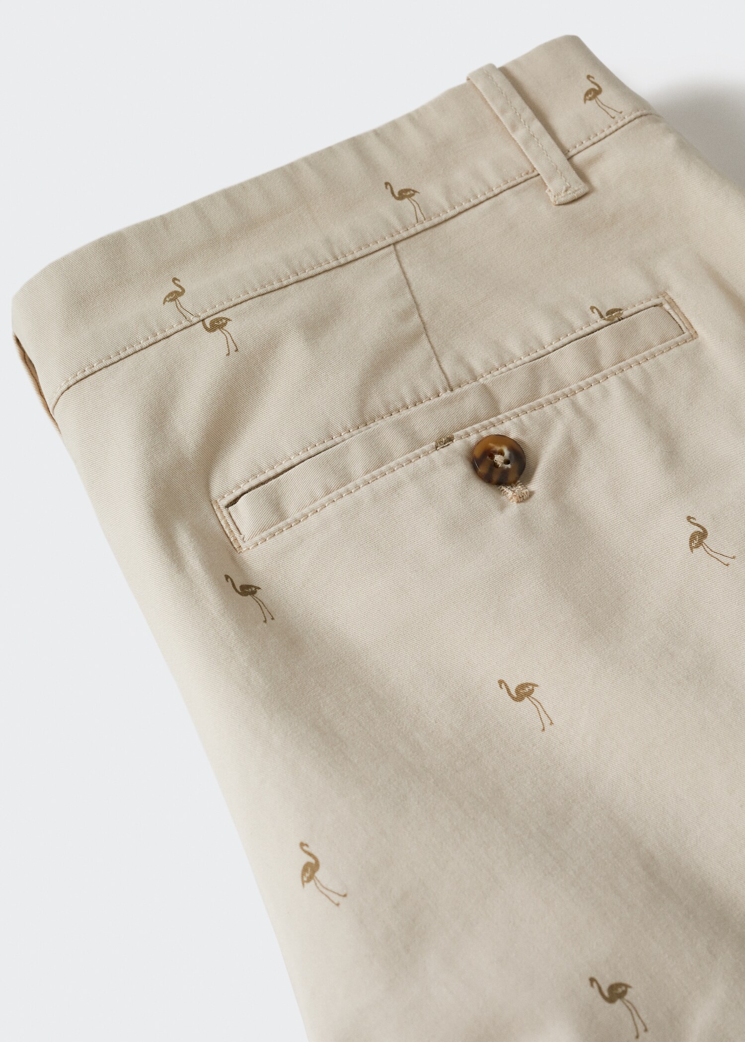 Printed cotton bermuda shorts - Details of the article 8