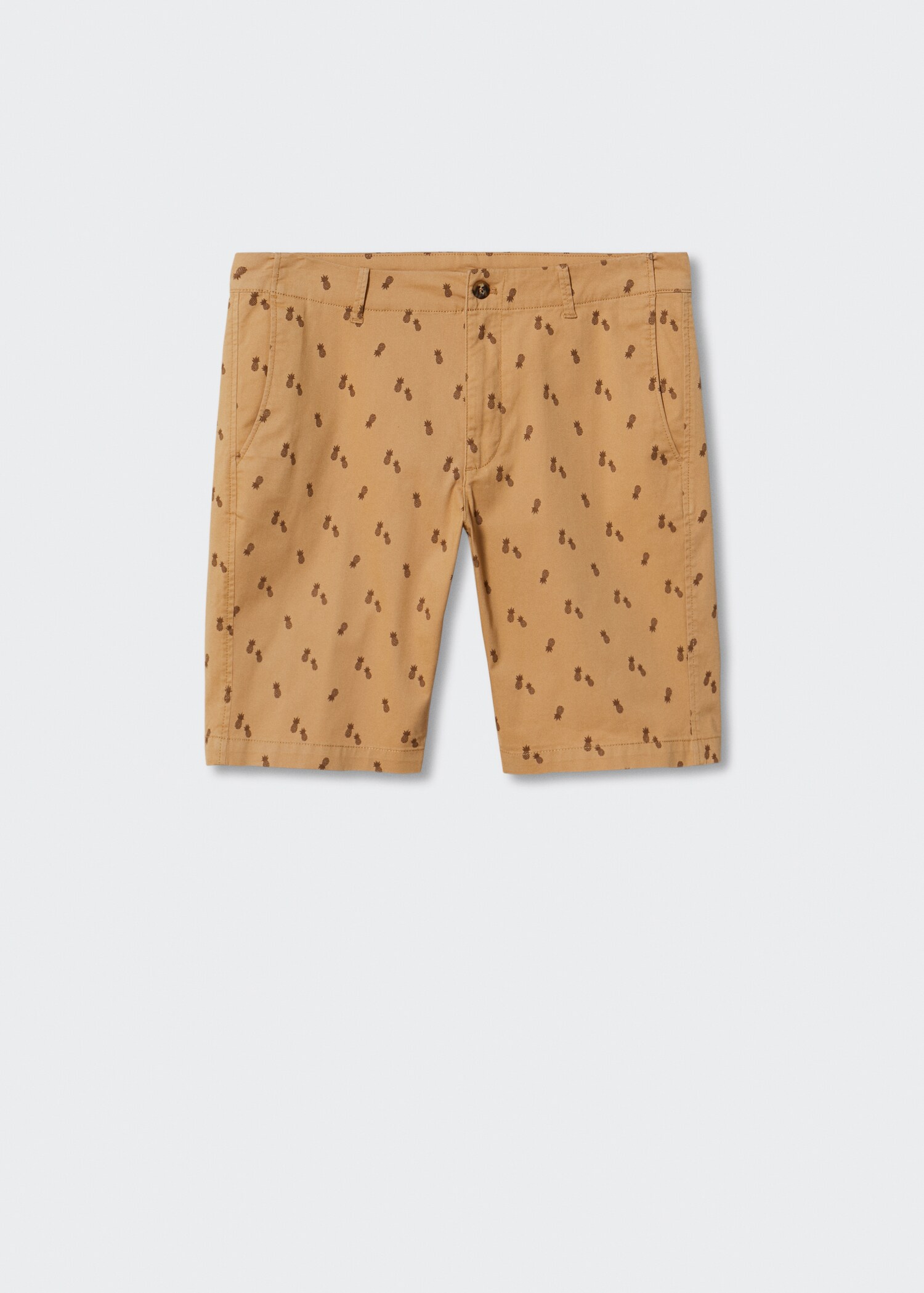 Printed cotton bermuda shorts - Article without model