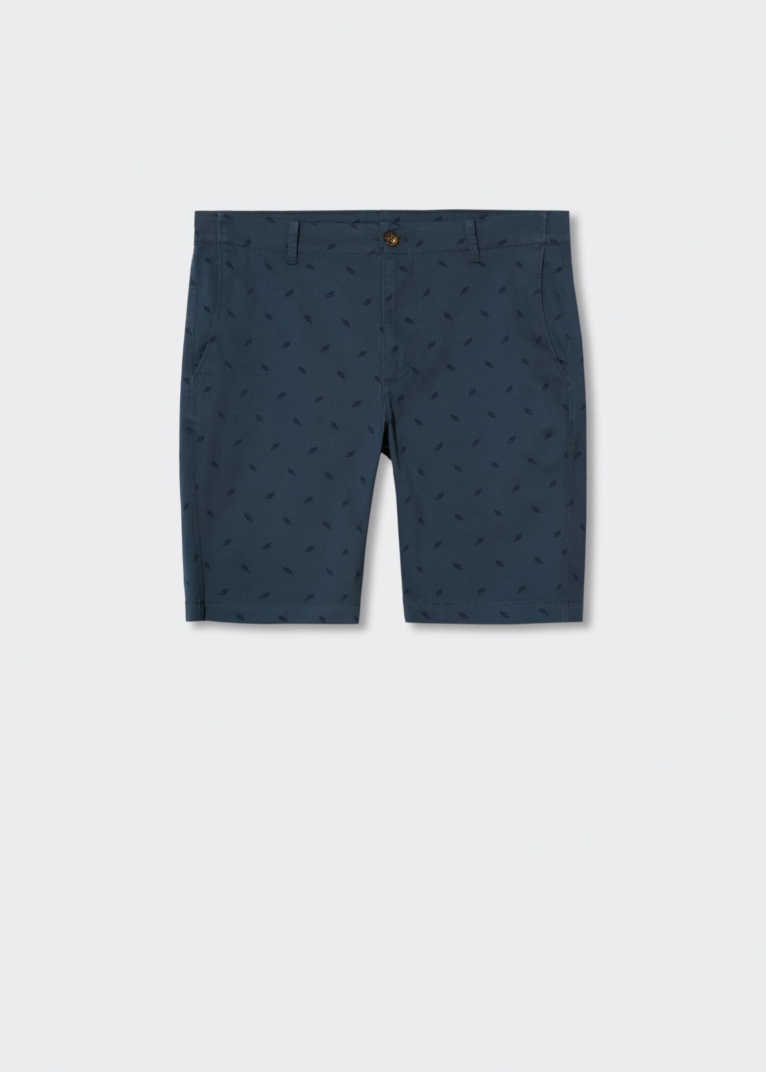 Printed cotton bermuda shorts - Article without model