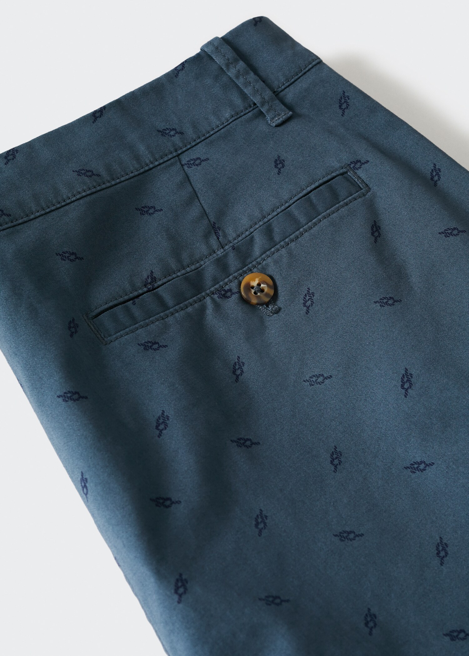 Printed cotton bermuda shorts - Details of the article 8