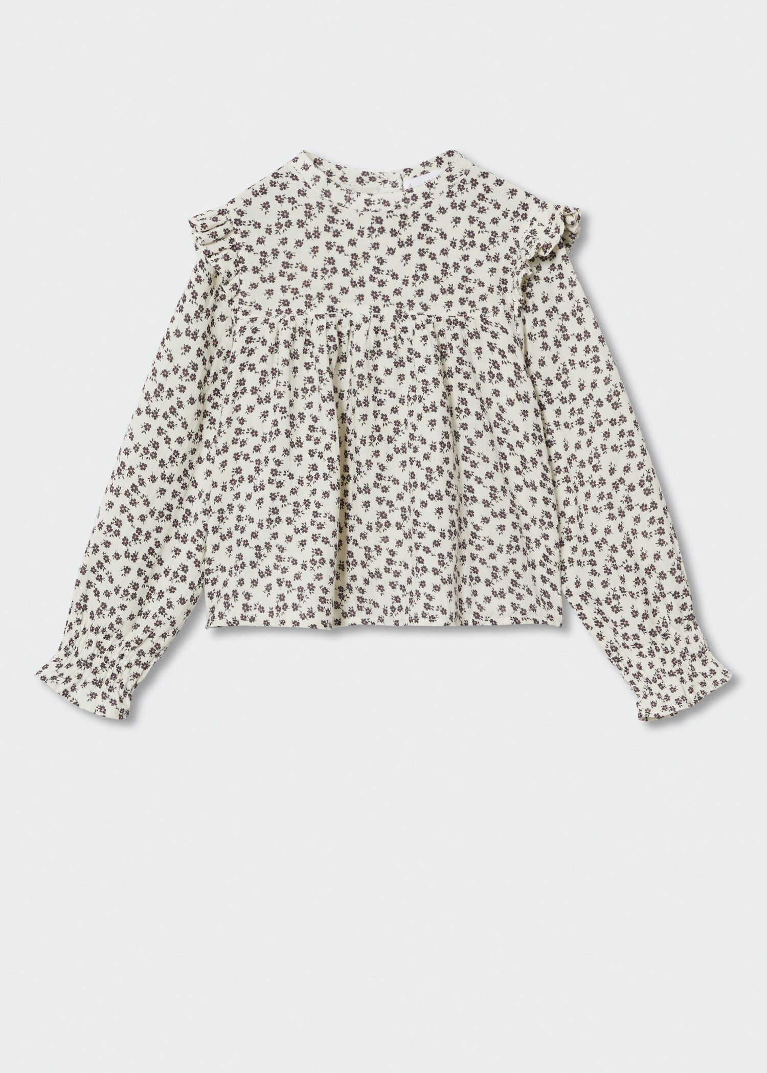 Blusa floral volante - Artículo sin modelo