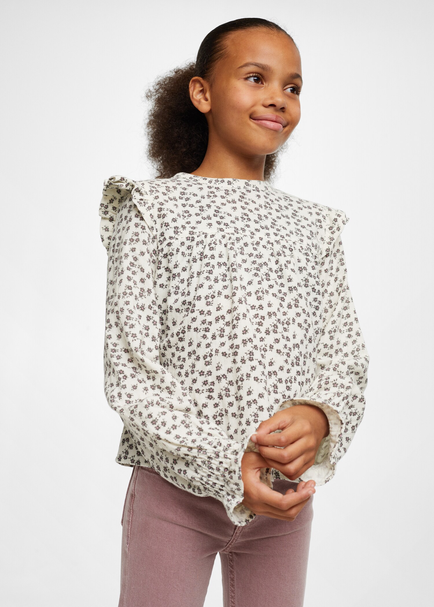 Blusa floral volante - Detalle del artículo 1
