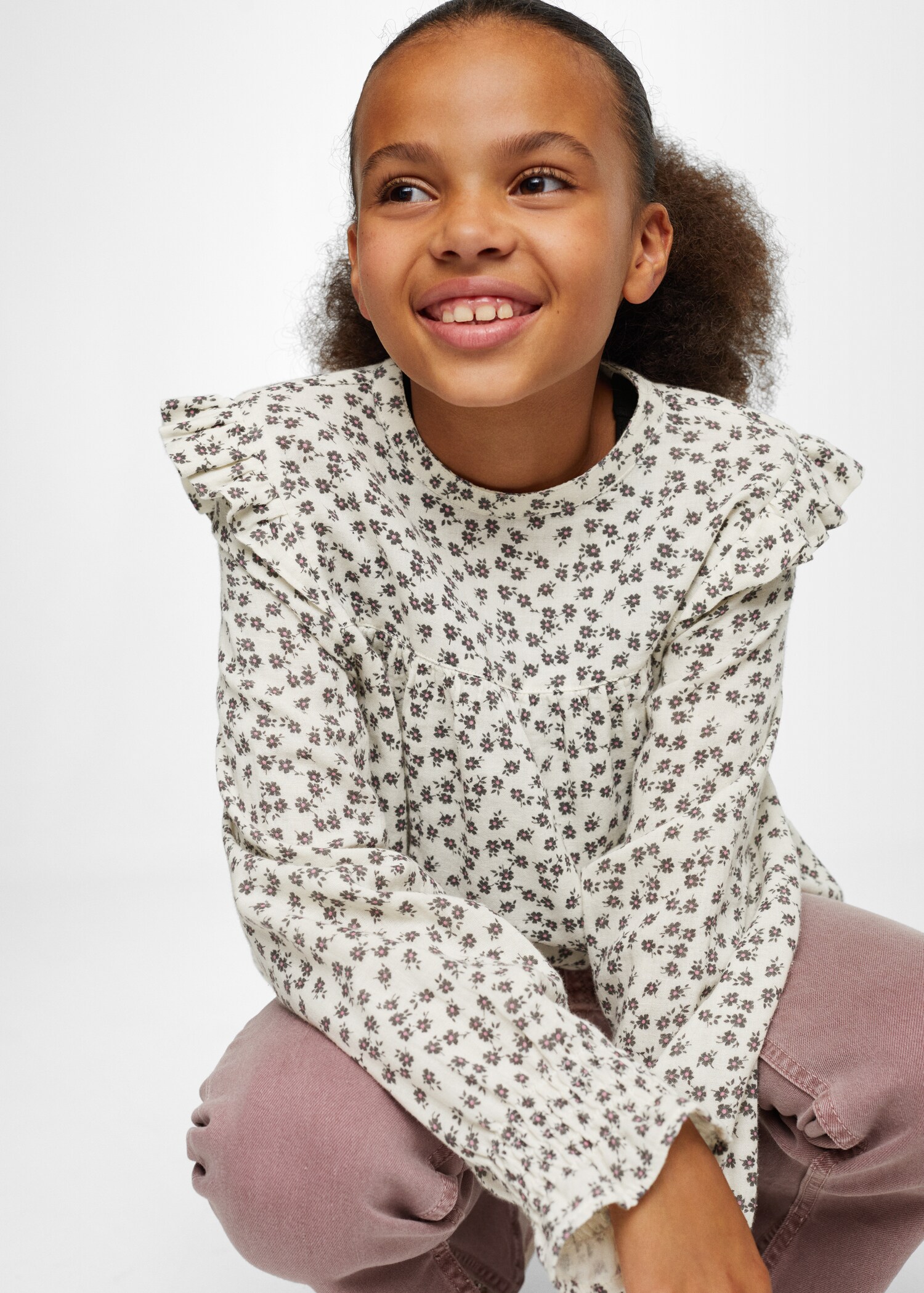 Blusa floral volante - Detalle del artículo 3