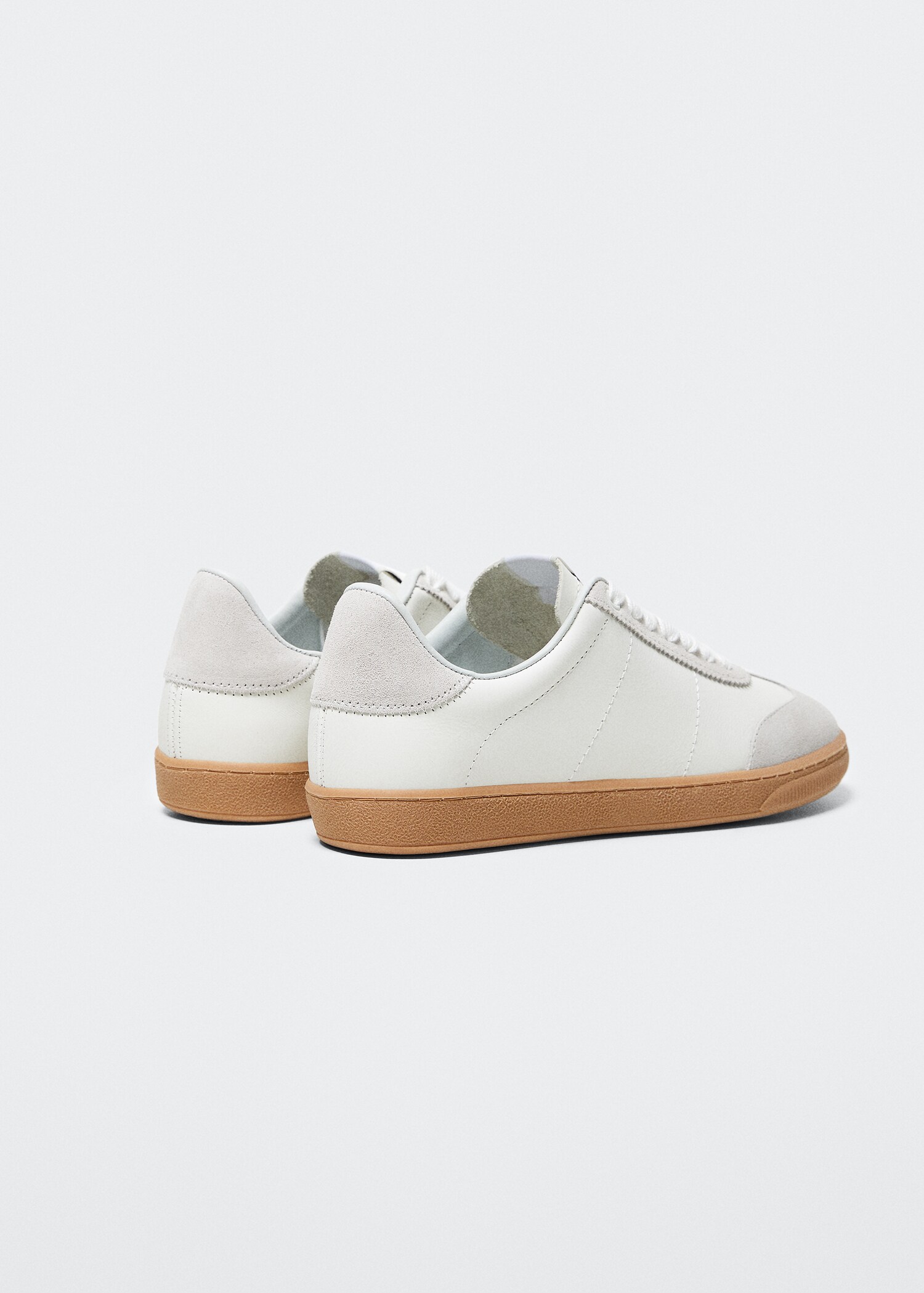 Contrast sole leather sport shoes - Details of the article 2
