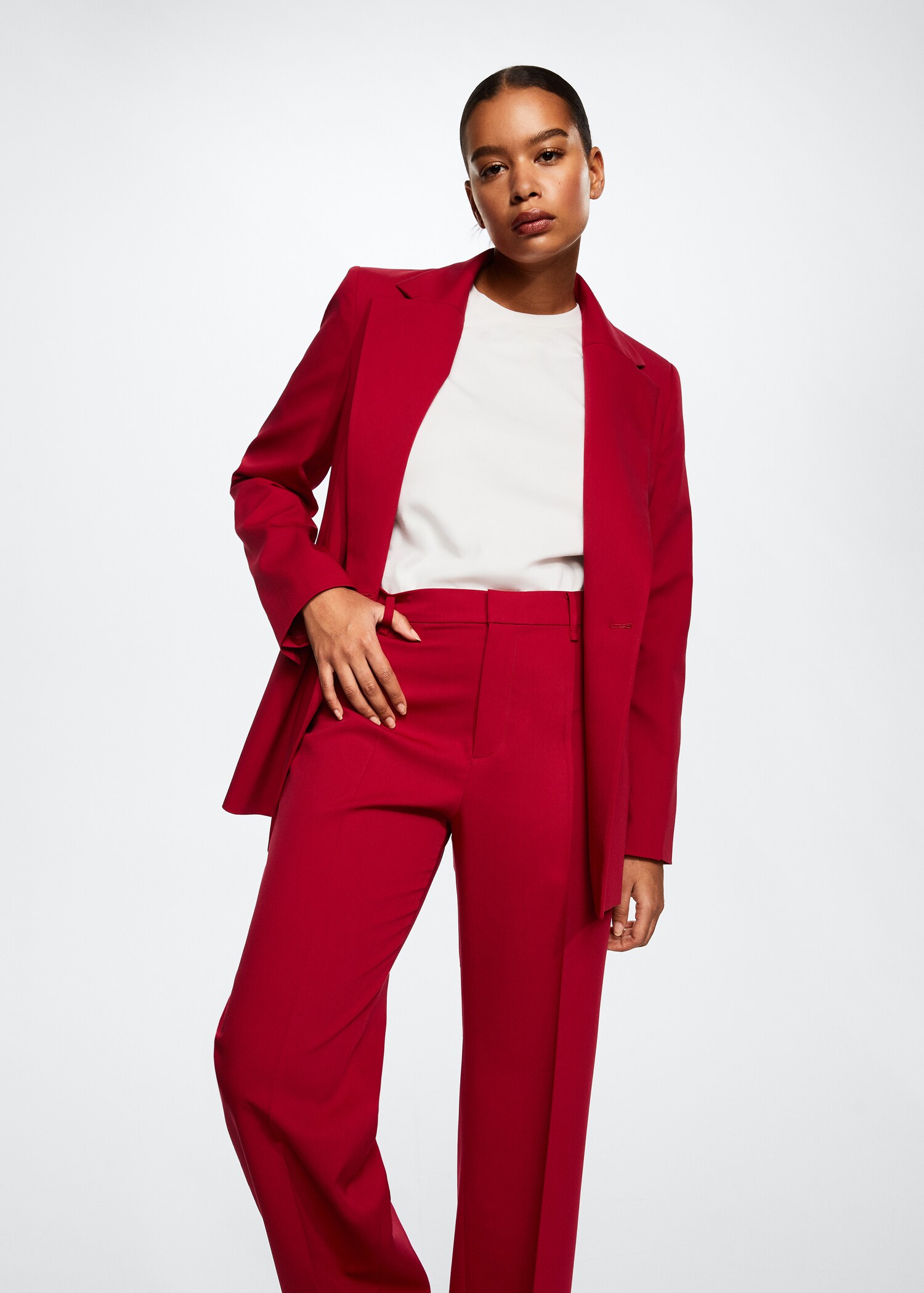 Straight suit trousers - Details of the article 3