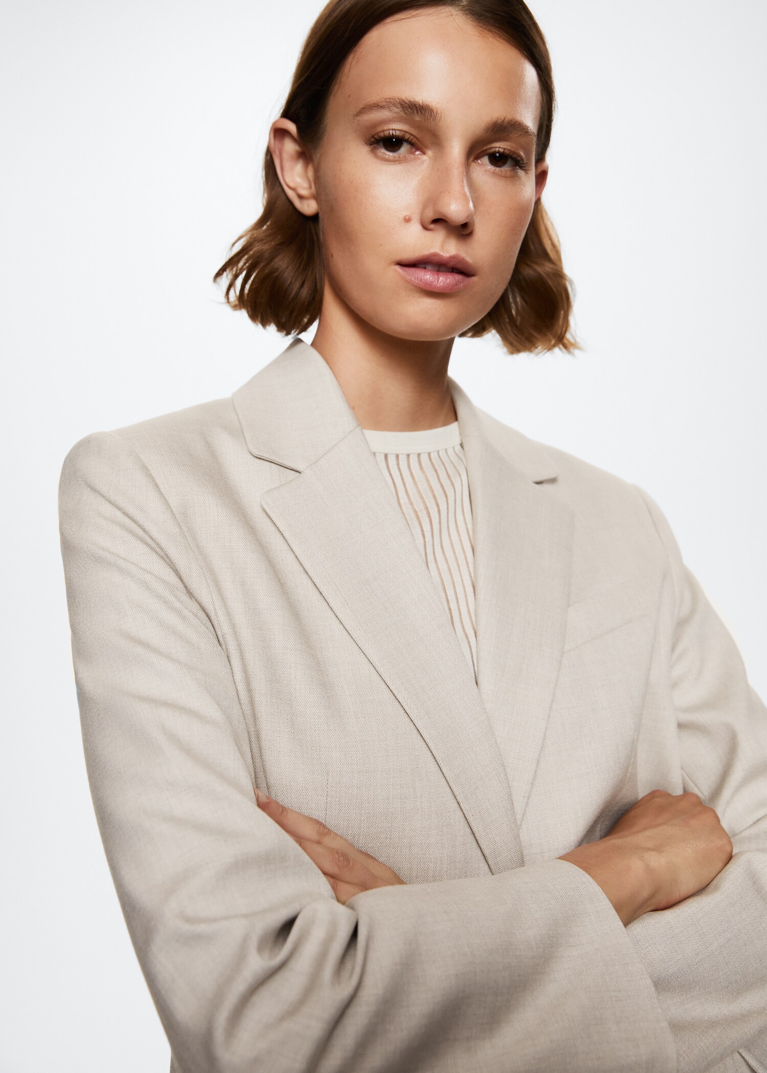 Patterned suit blazer - Details of the article 1