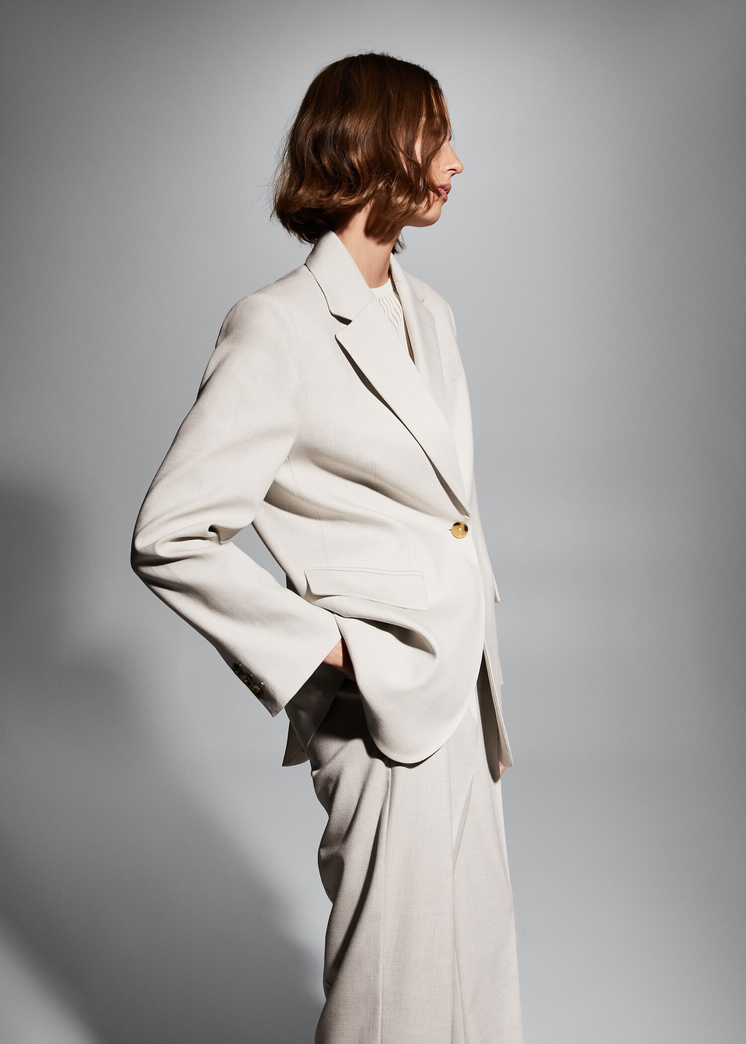 Patterned suit blazer - Details of the article 6
