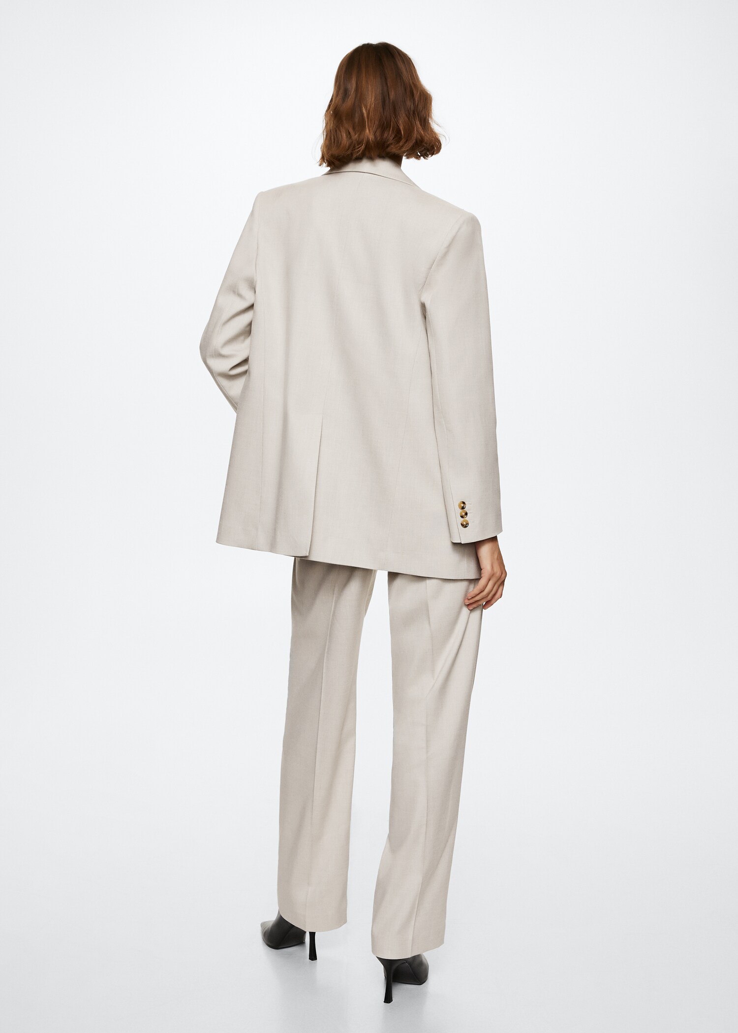 Patterned suit blazer - Reverse of the article