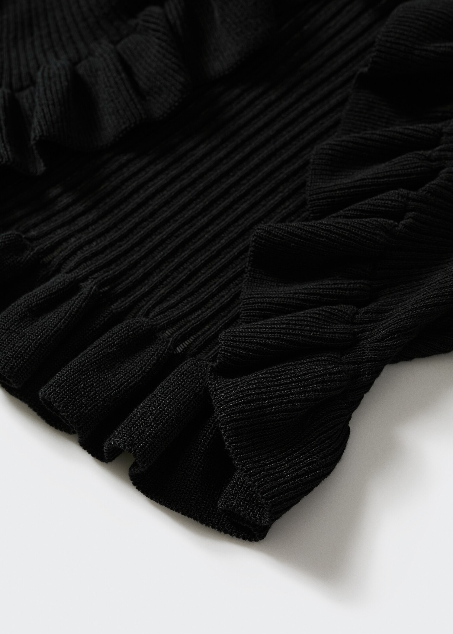 Ruffle  knit cardigan - Details of the article 8