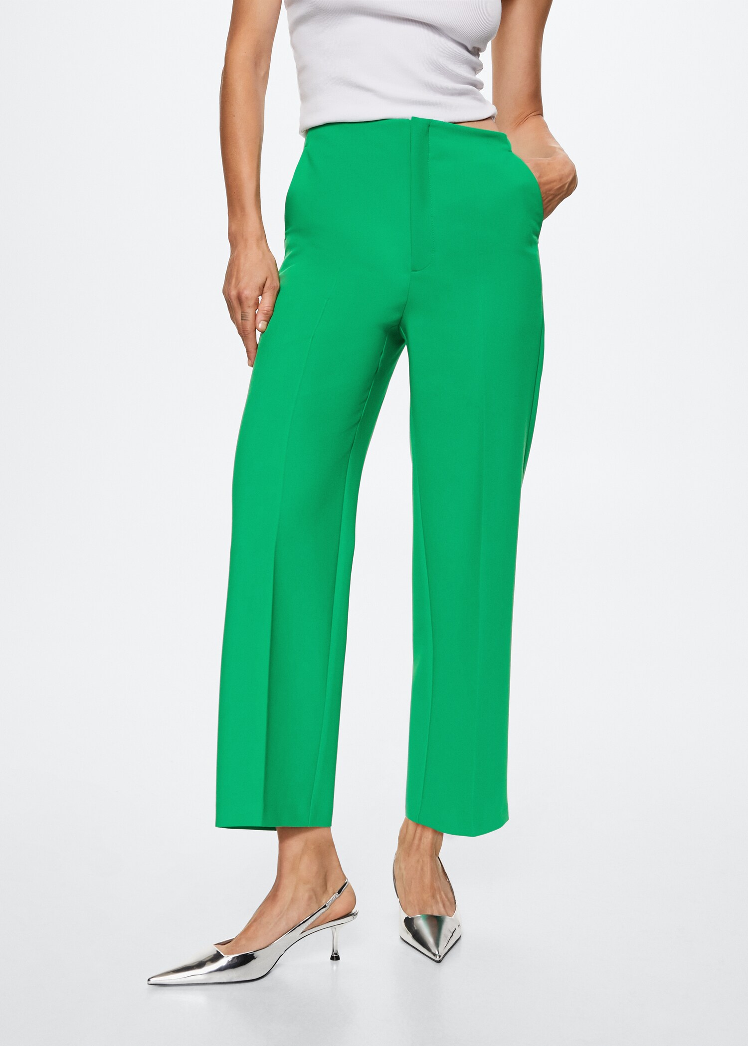 Culottes suit trousers - Medium plane