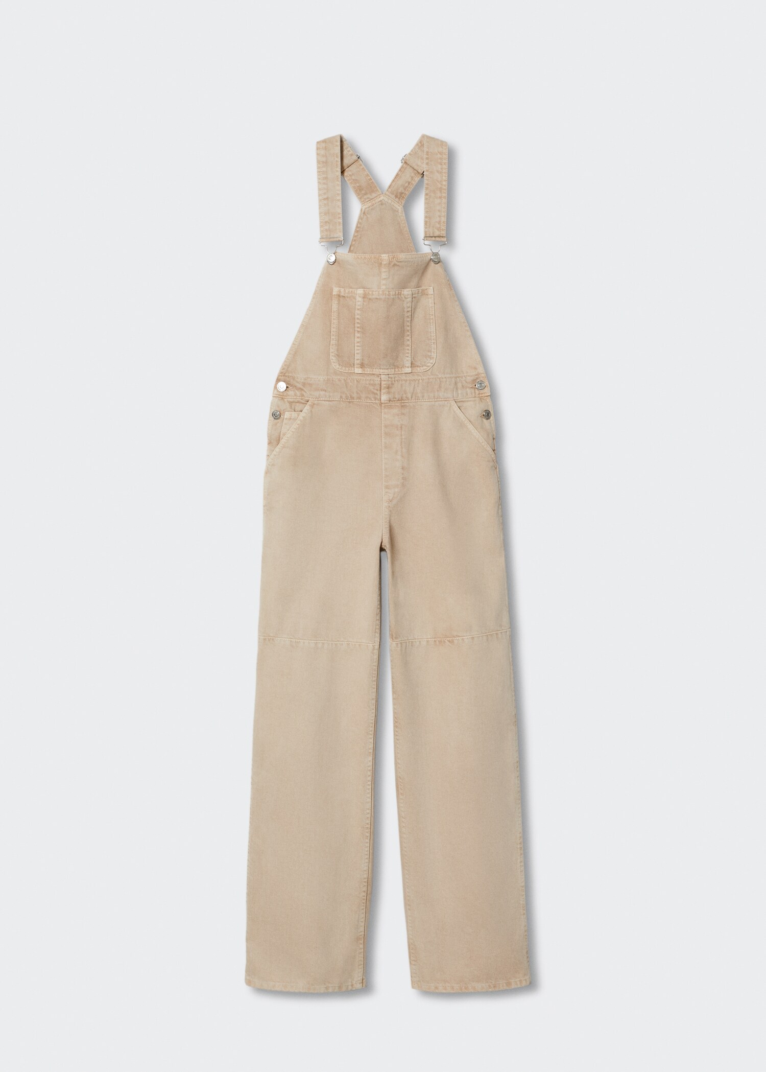 Long denim dungarees - Article without model