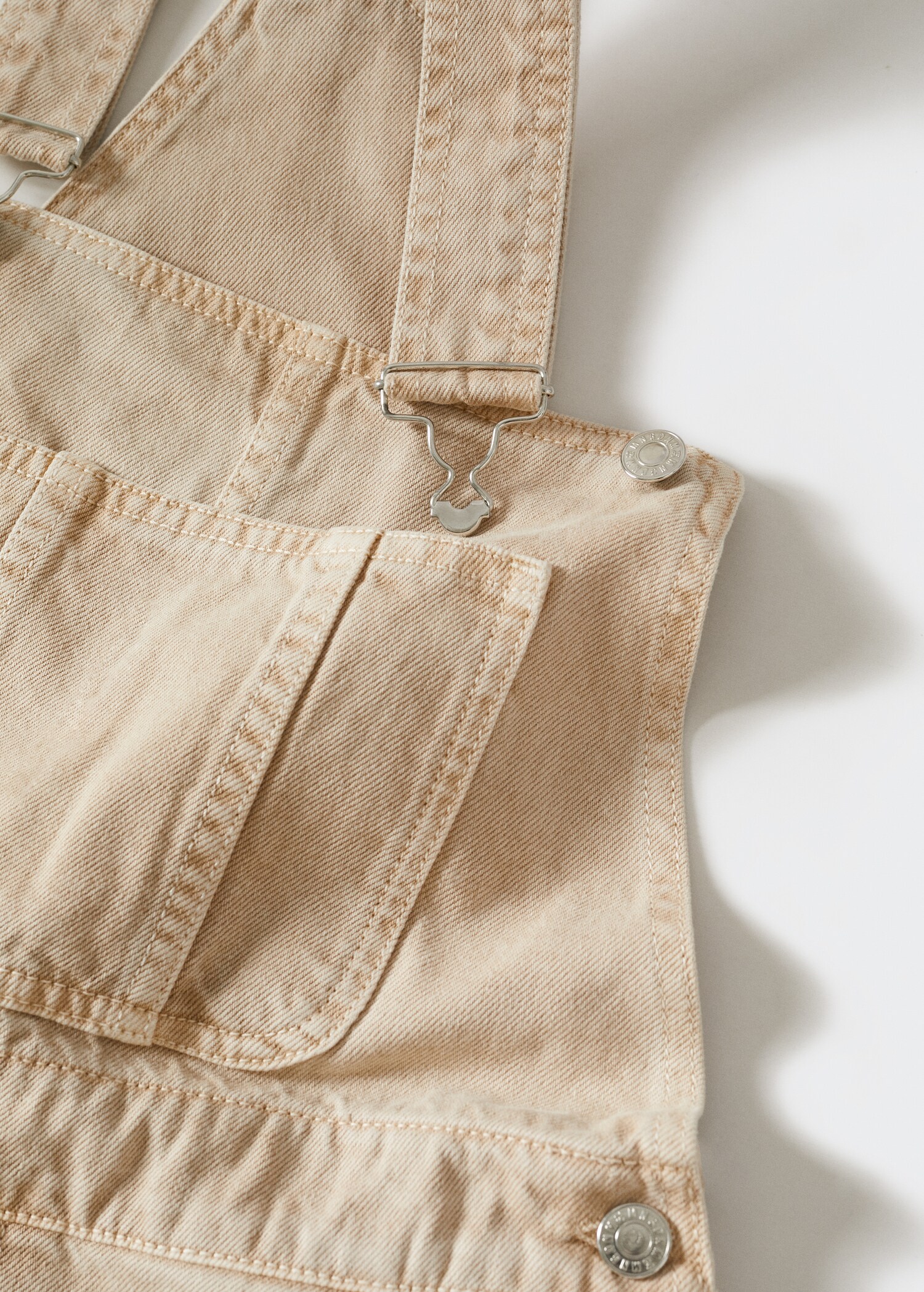 Long denim dungarees - Details of the article 8