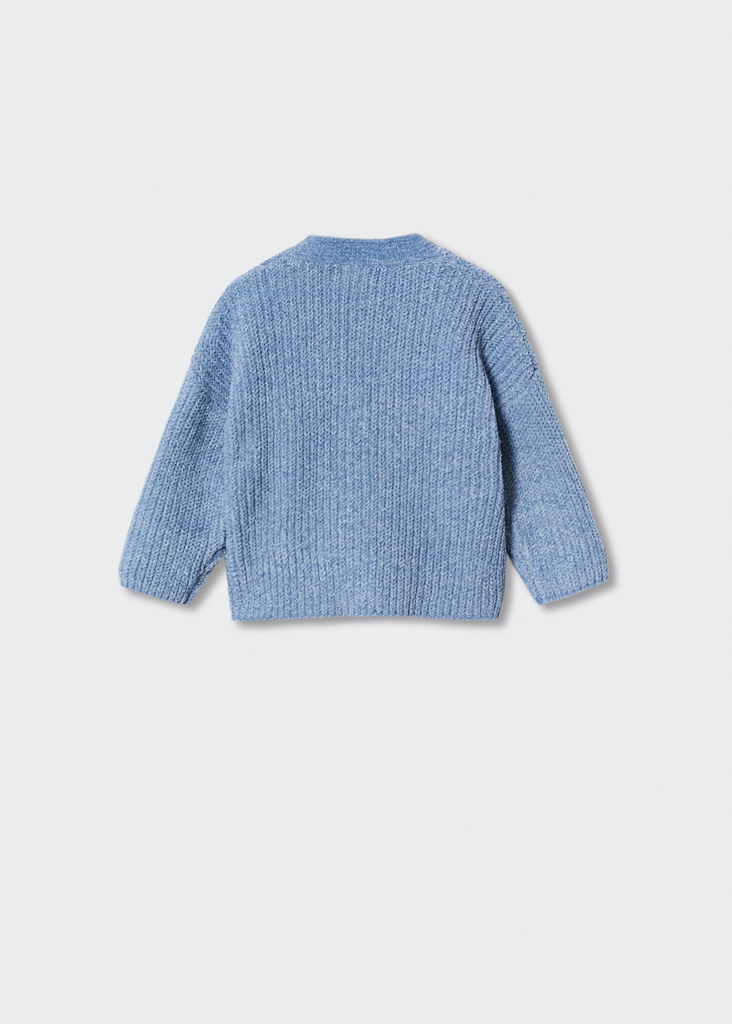Chunky knit cardigan - Reverse of the article