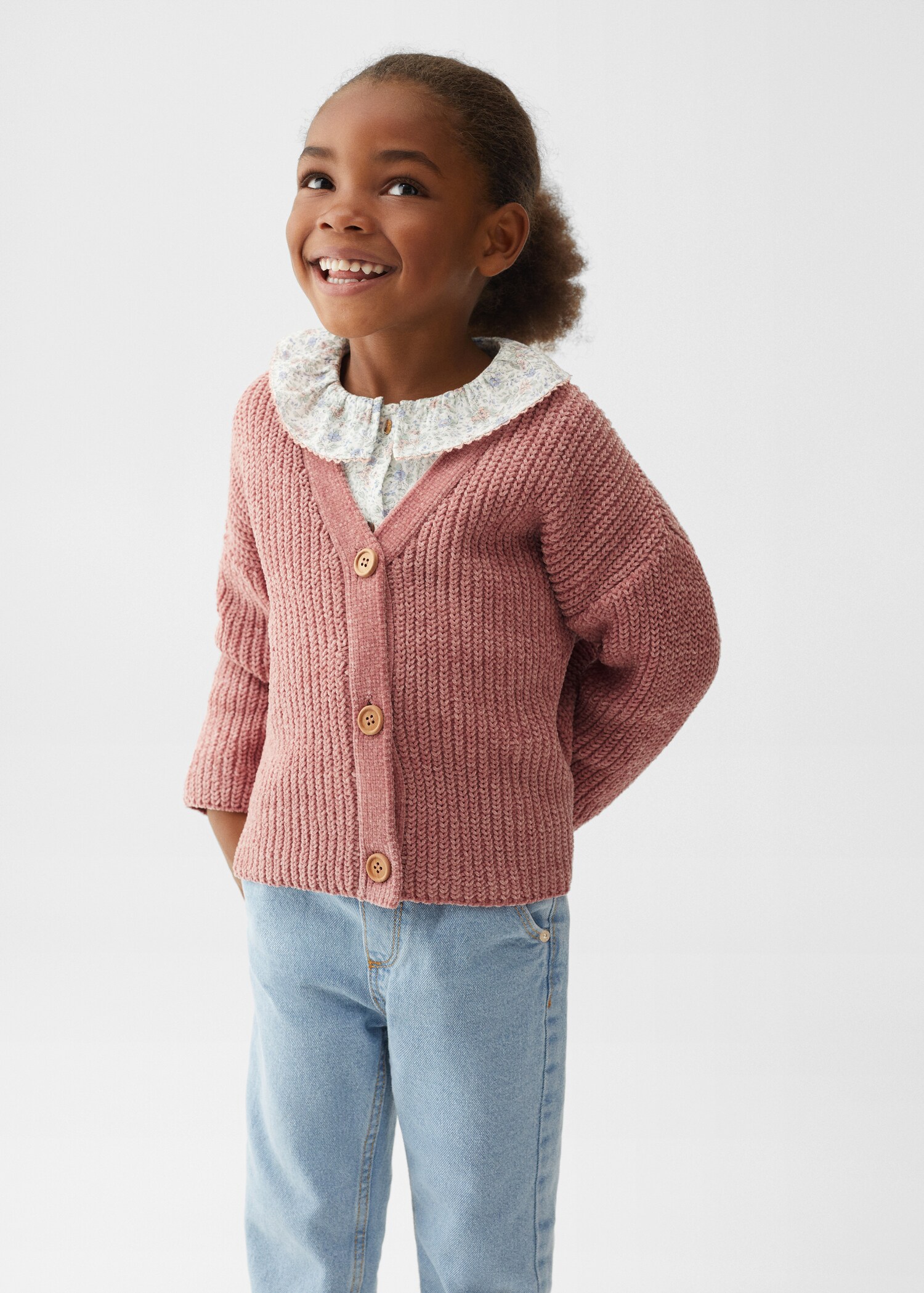 Chunky knit cardigan - Medium plane