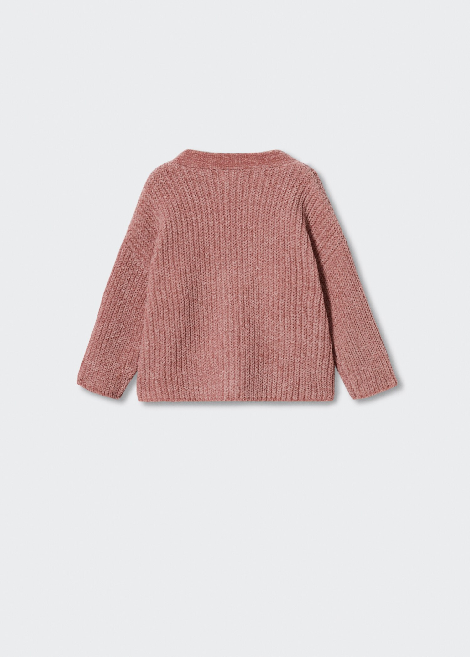 Chunky knit cardigan - Reverse of the article