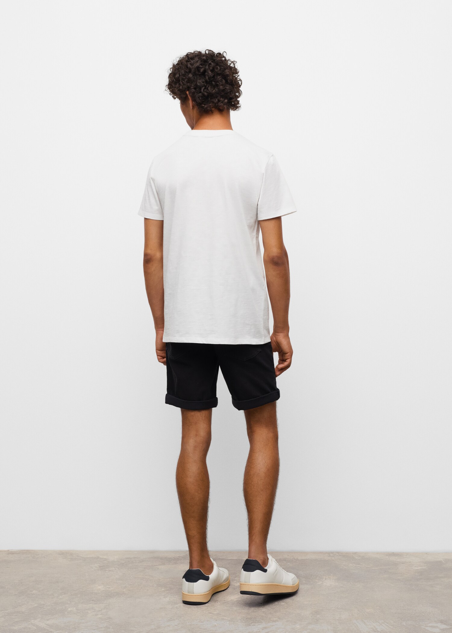 Pocket cotton T-shirt - Reverse of the article