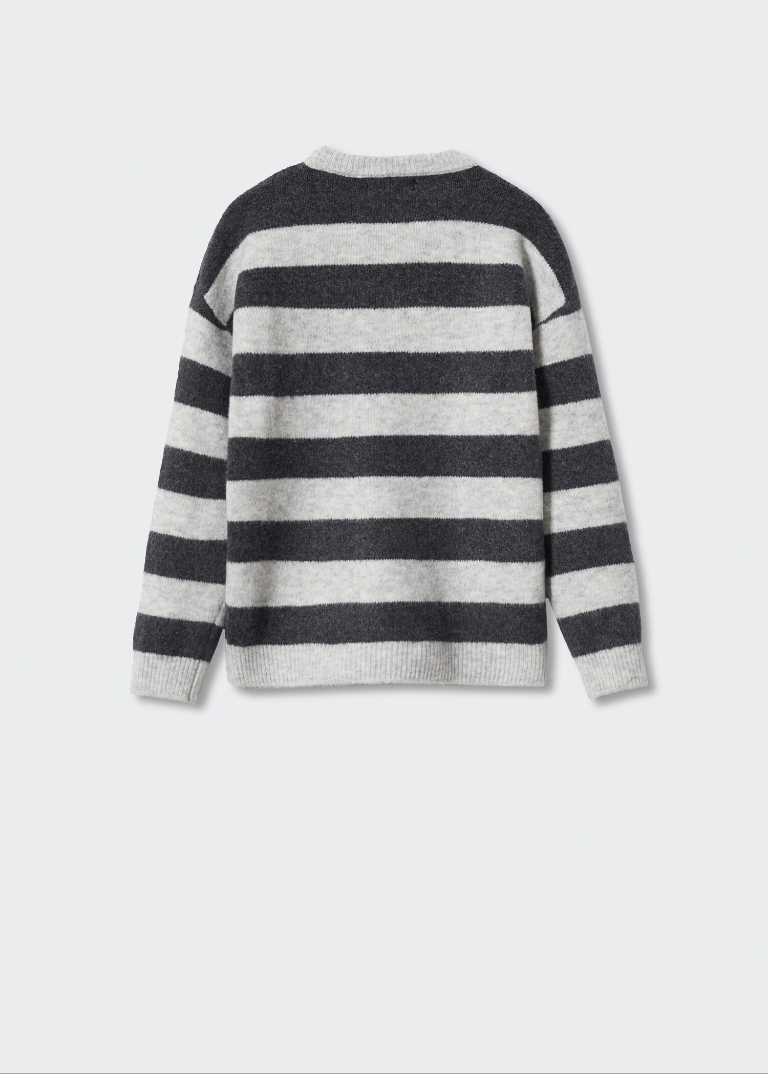 Striped knit sweater - Reverse of the article