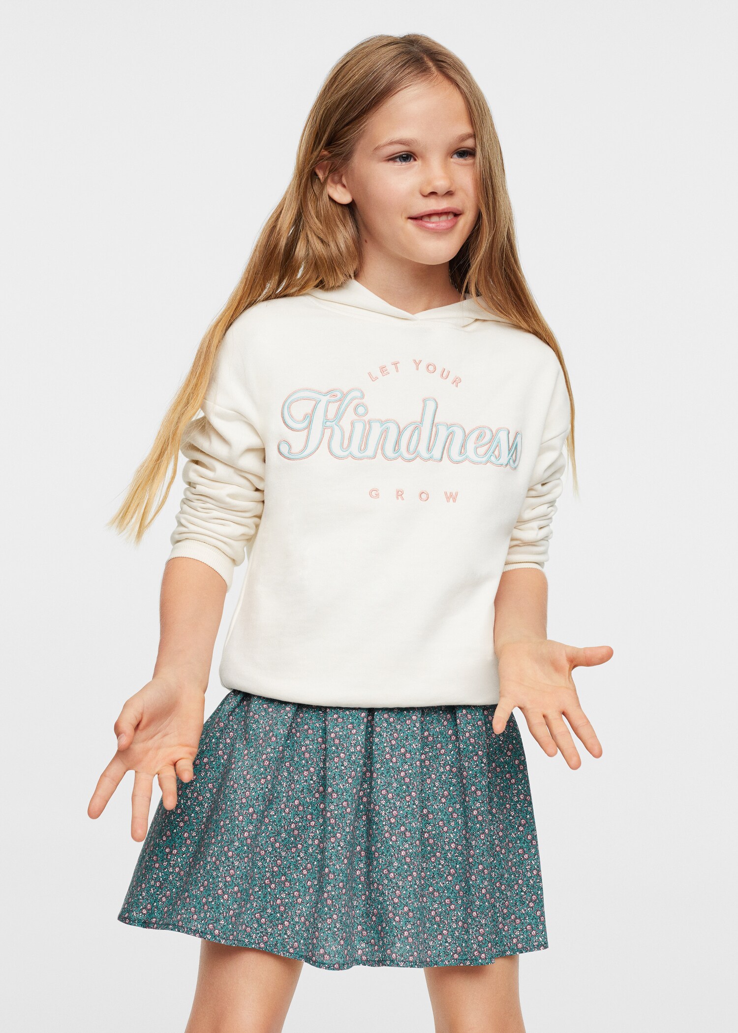 Faldilla estampat floral - Pla mig
