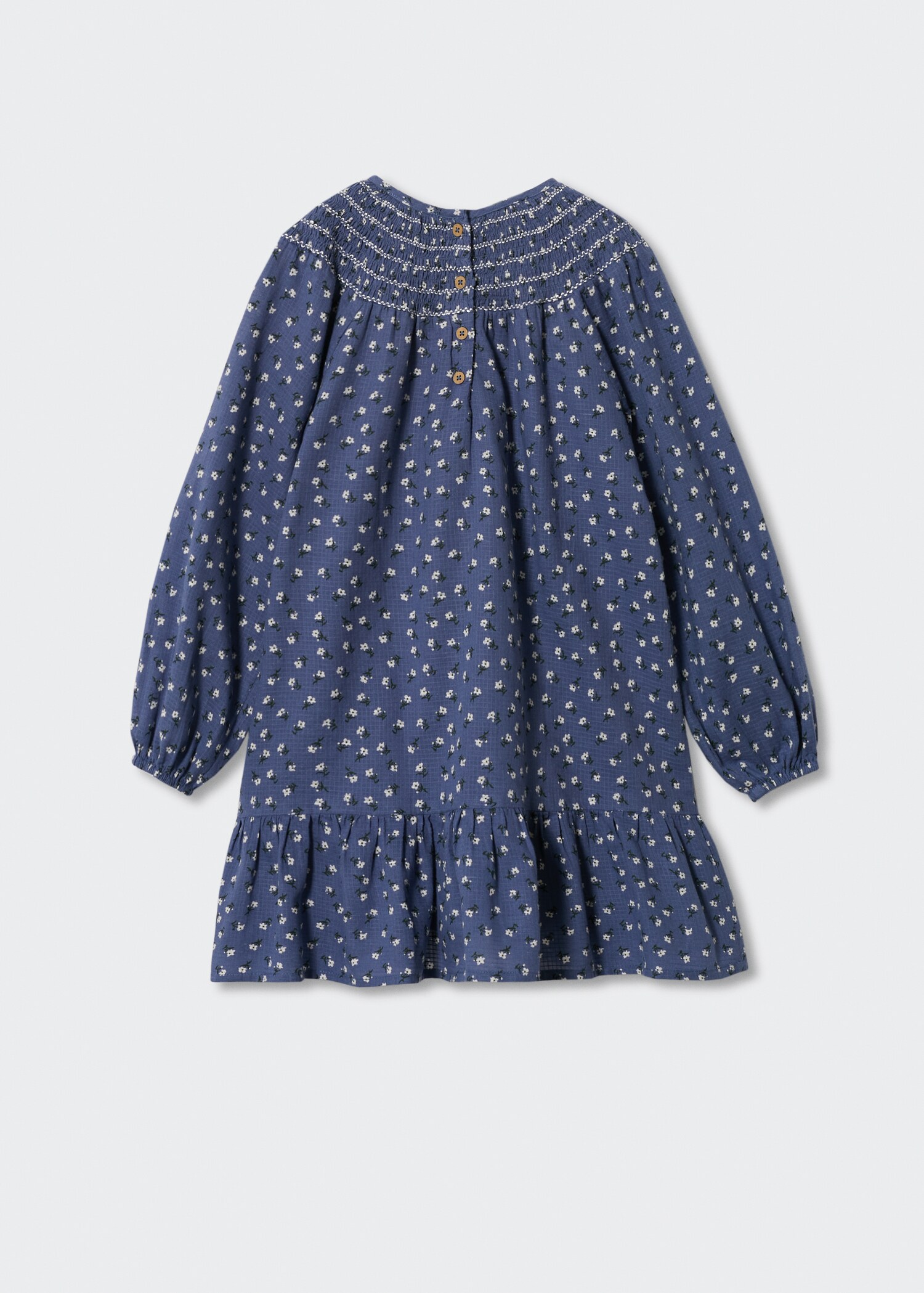 Robe florale à volant - Verso de l’article