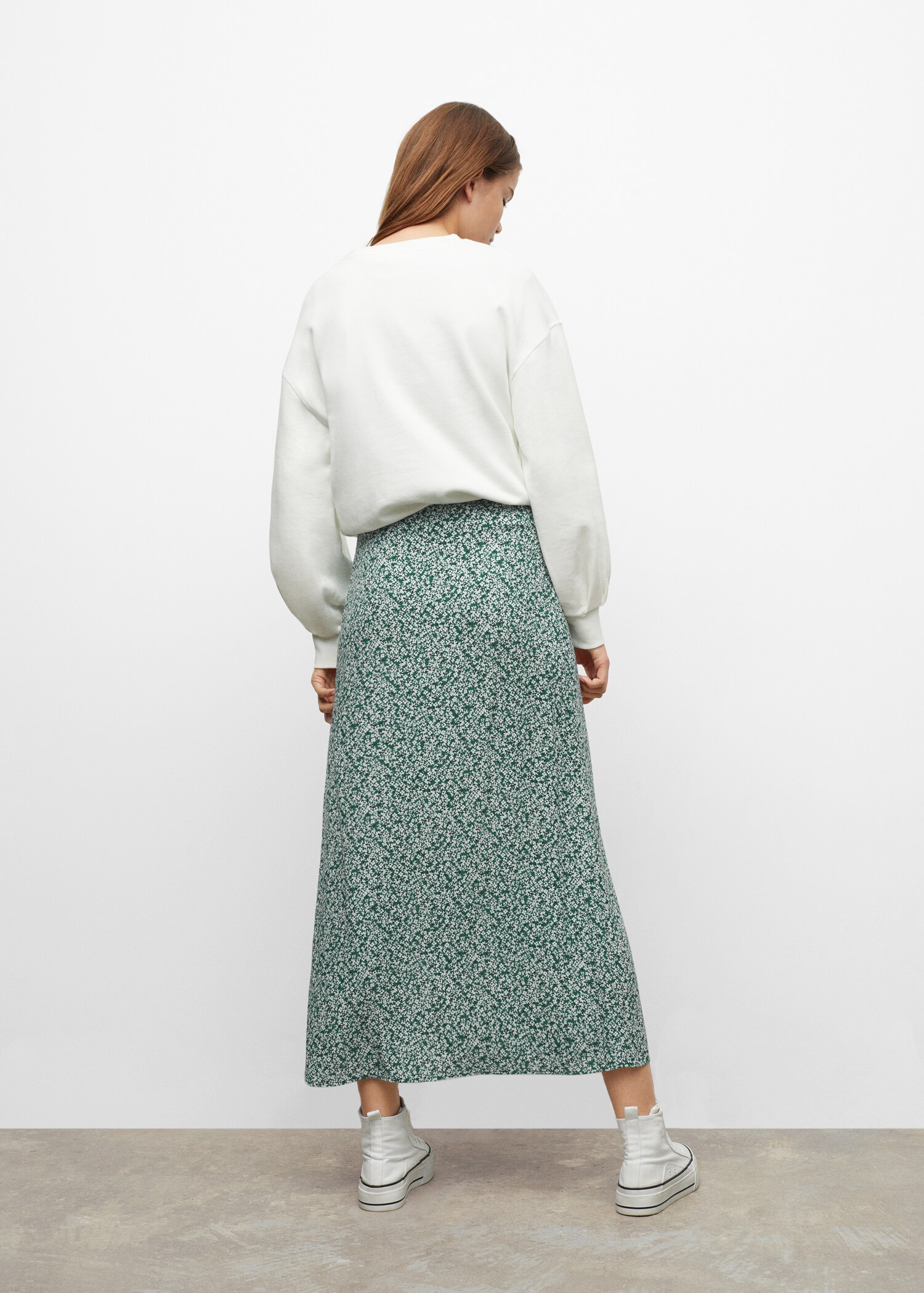 Faldilla midi floral - Revers de l'article