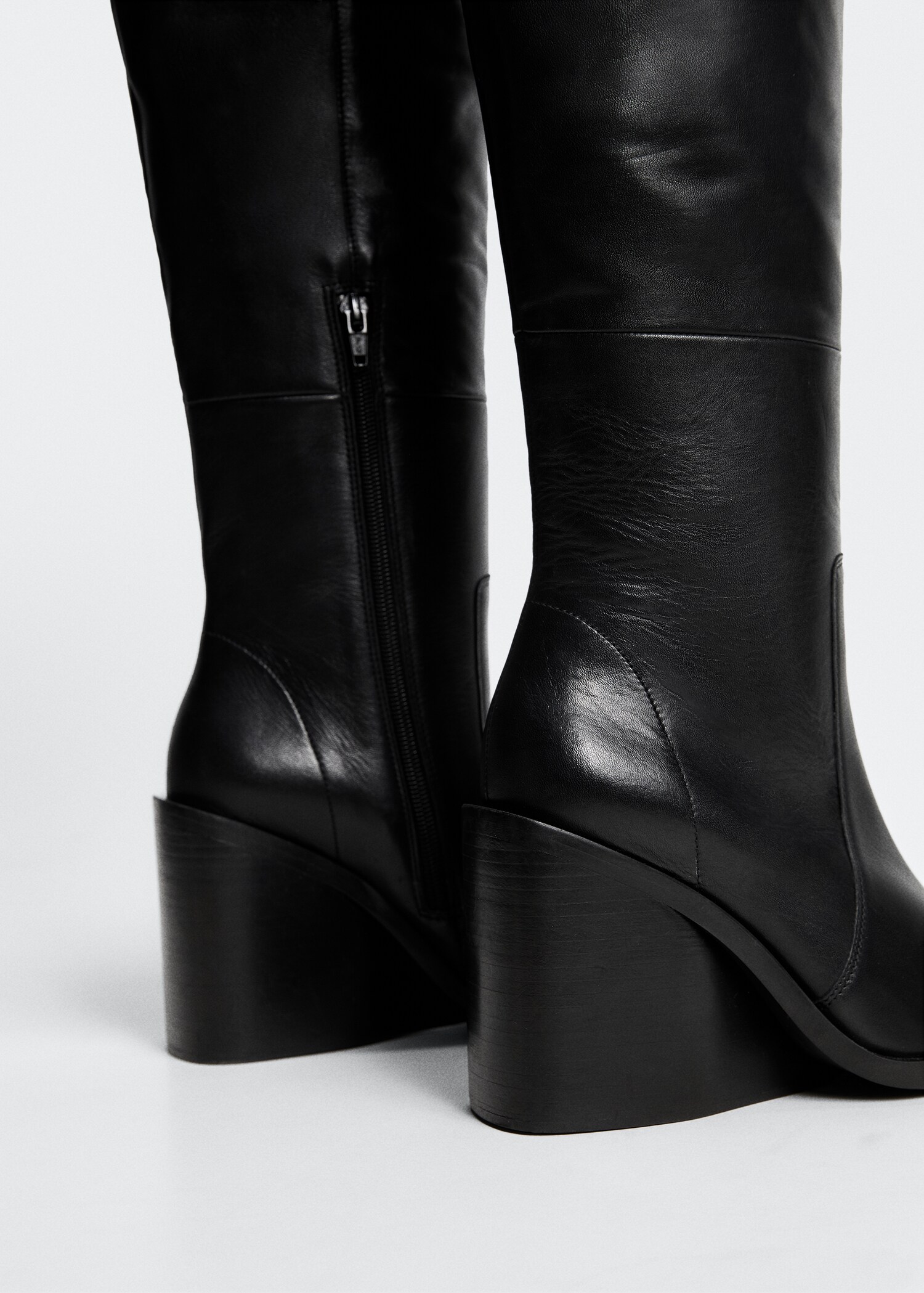 Bottes hautes en cuir - Détail de l'article 1