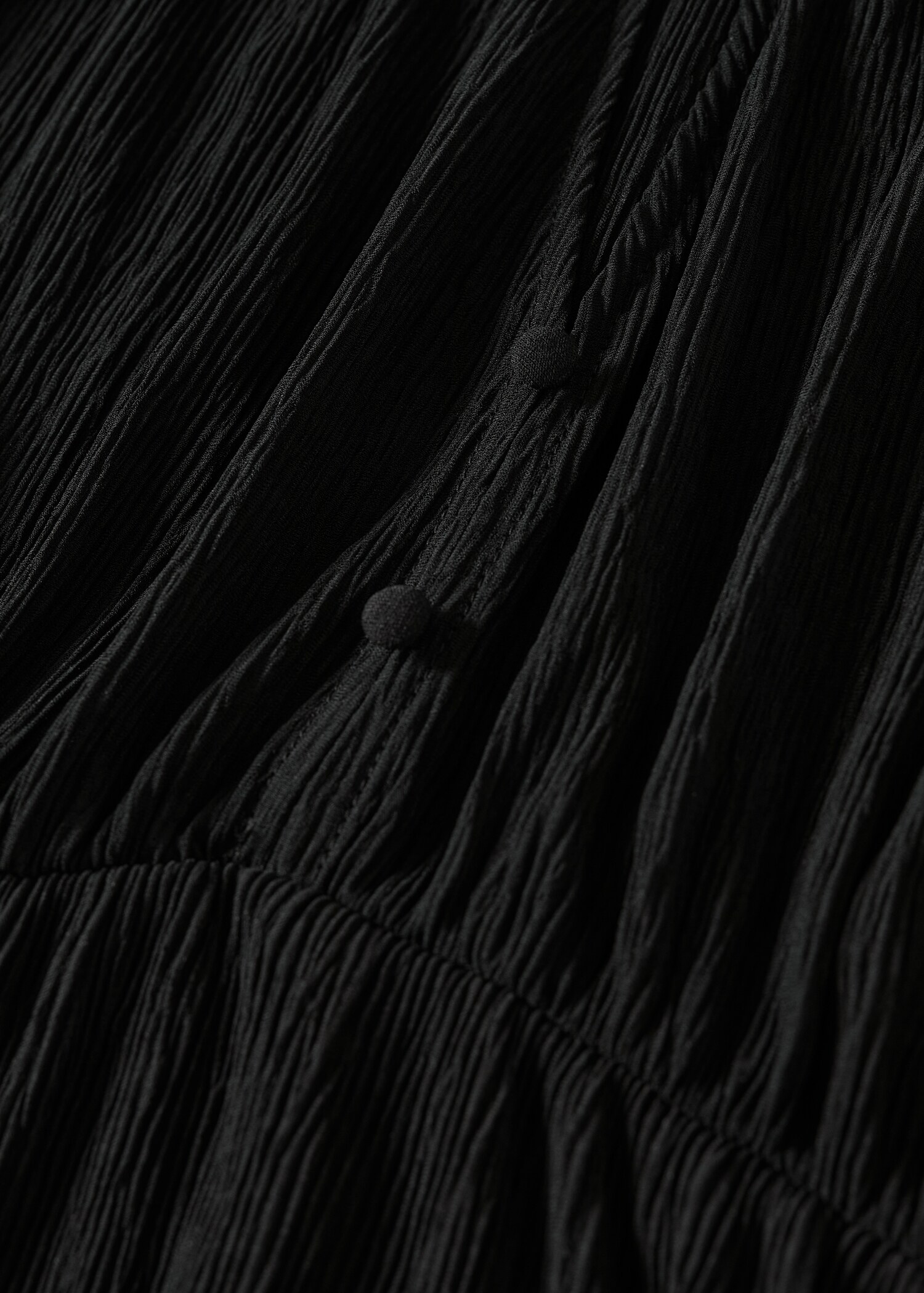 Textured short dress - Details of the article 8