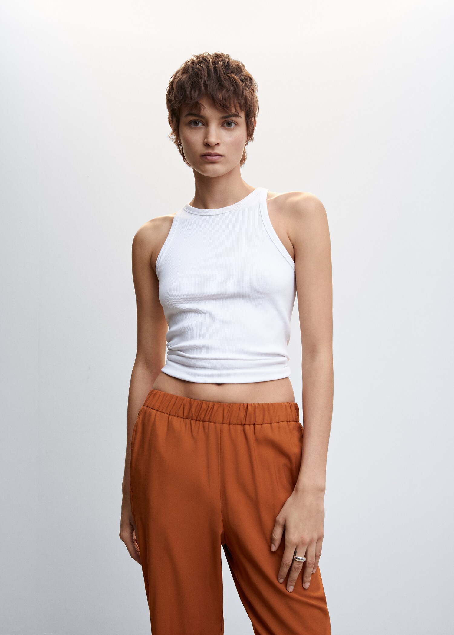 Elastic waist trousers - Details of the article 1