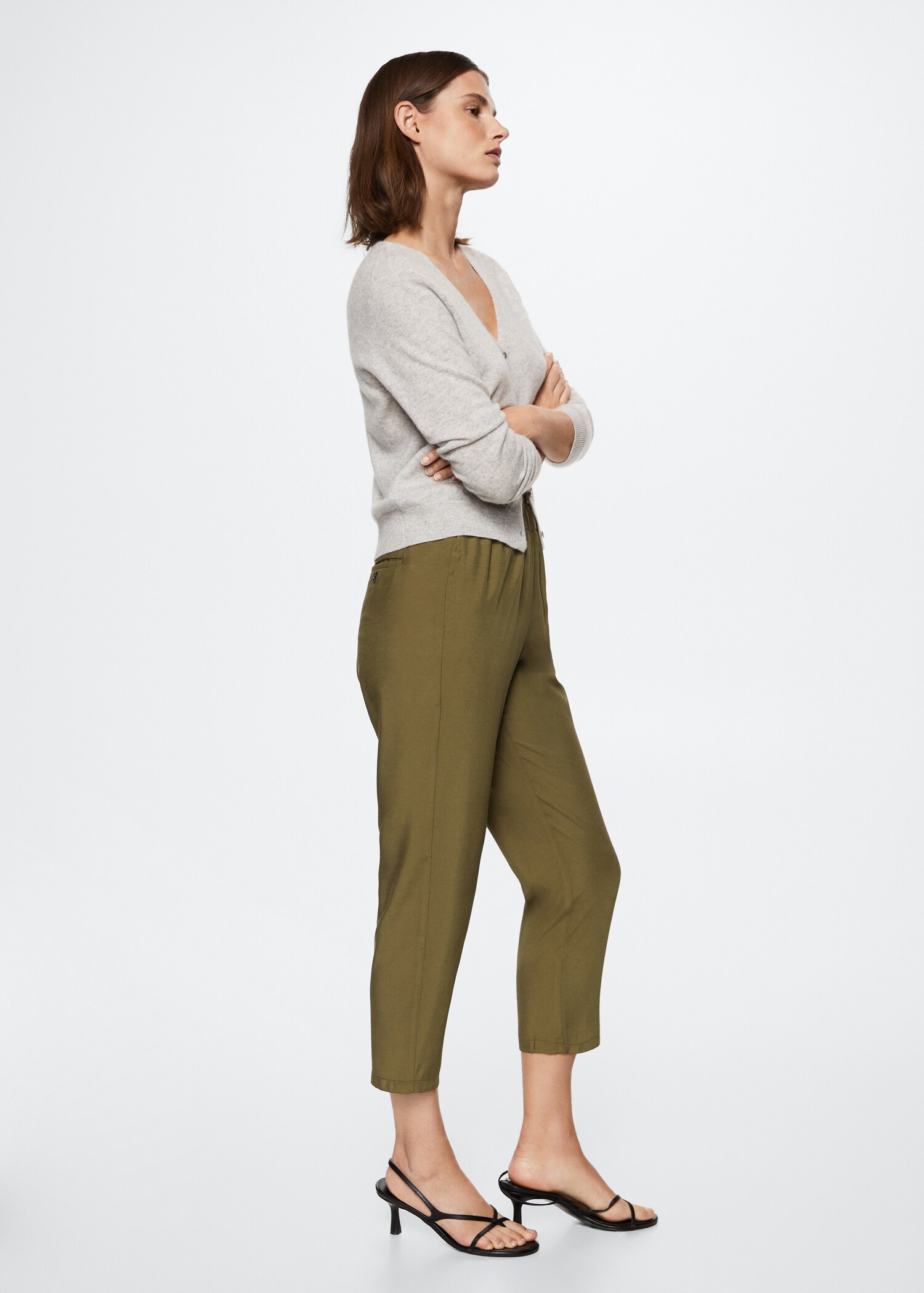 Elastic waist trousers - Details of the article 4
