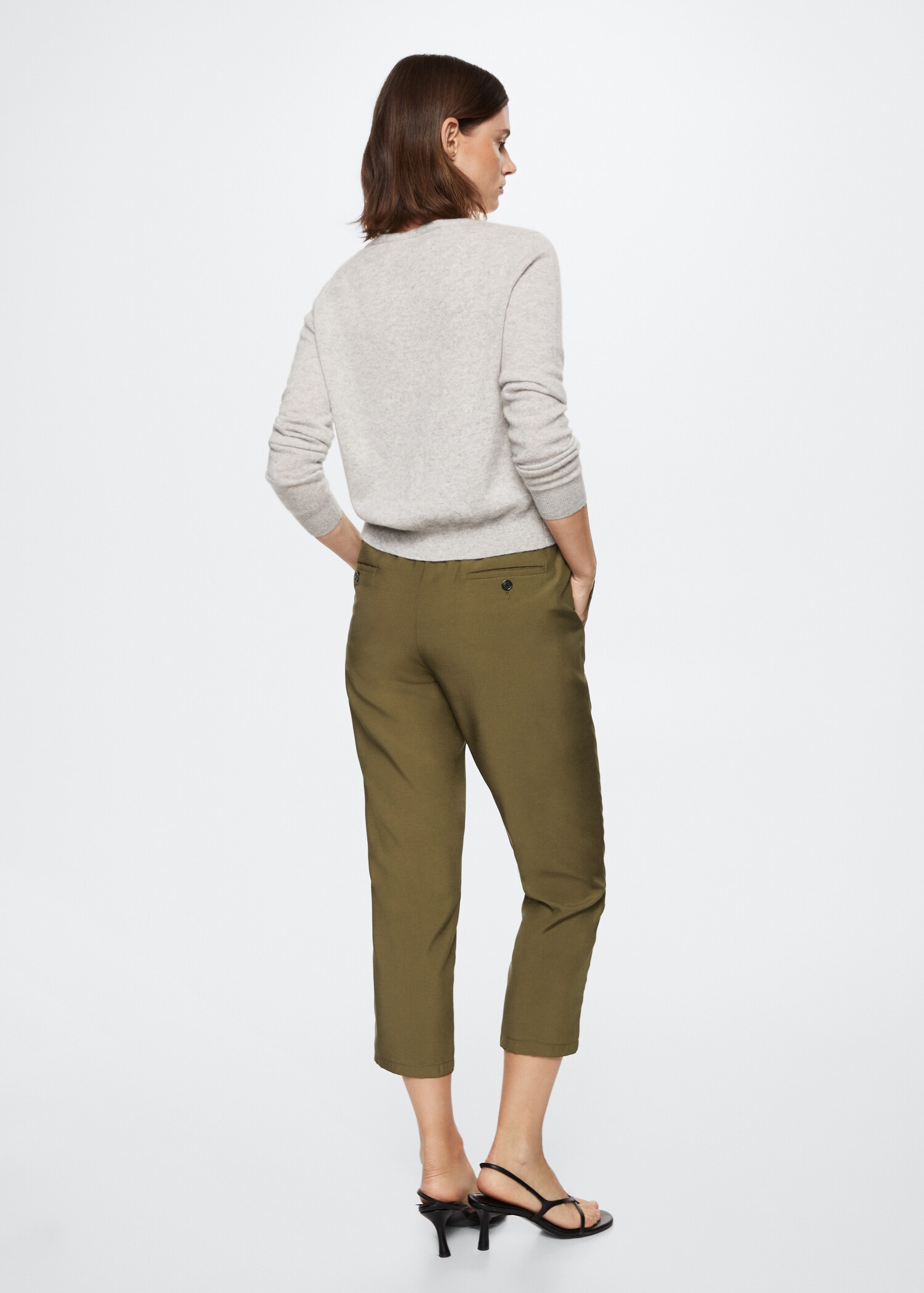 Elastic waist trousers - Reverse of the article