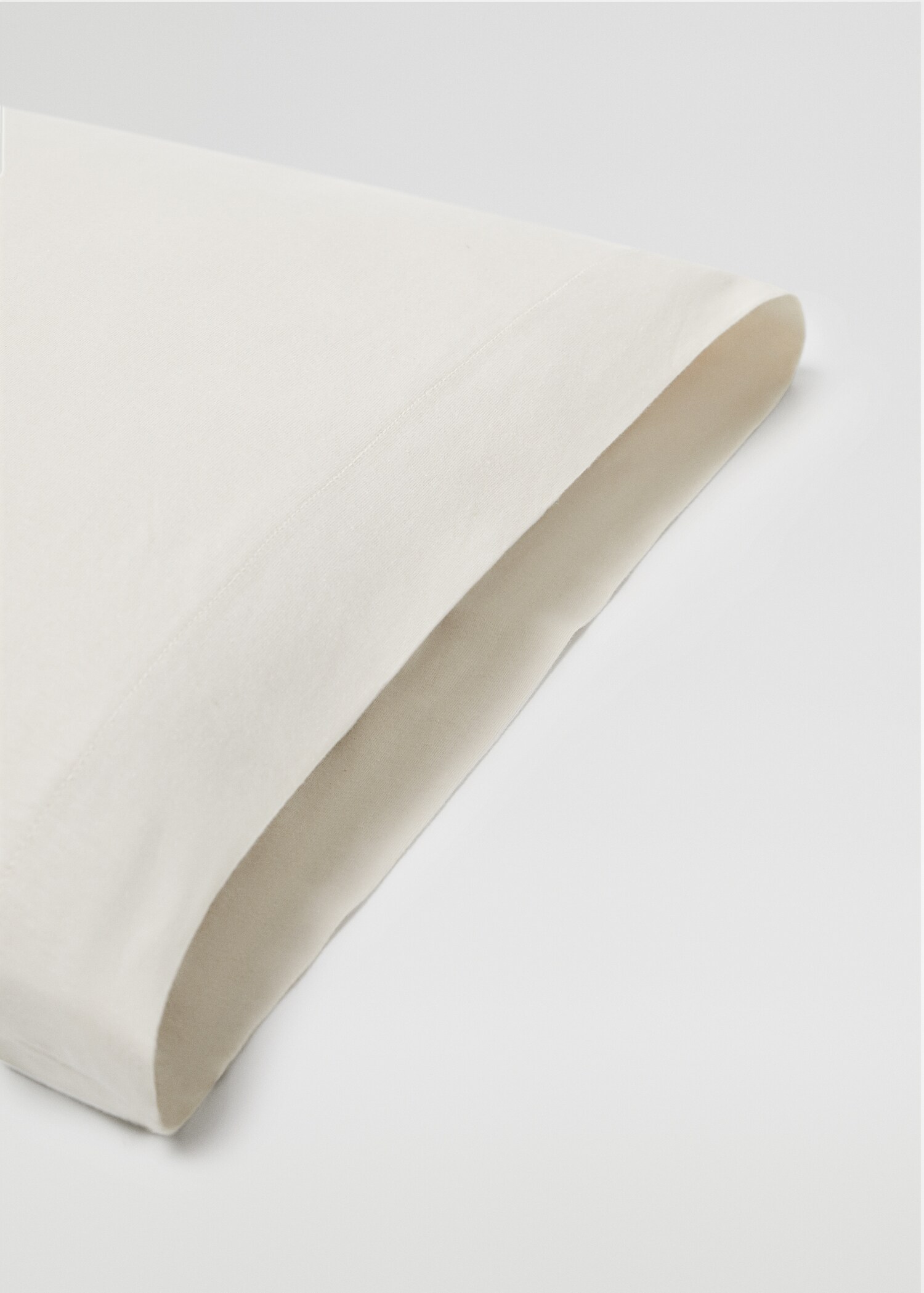 Cotton knit pillow cover 45x110cm - Medium plane