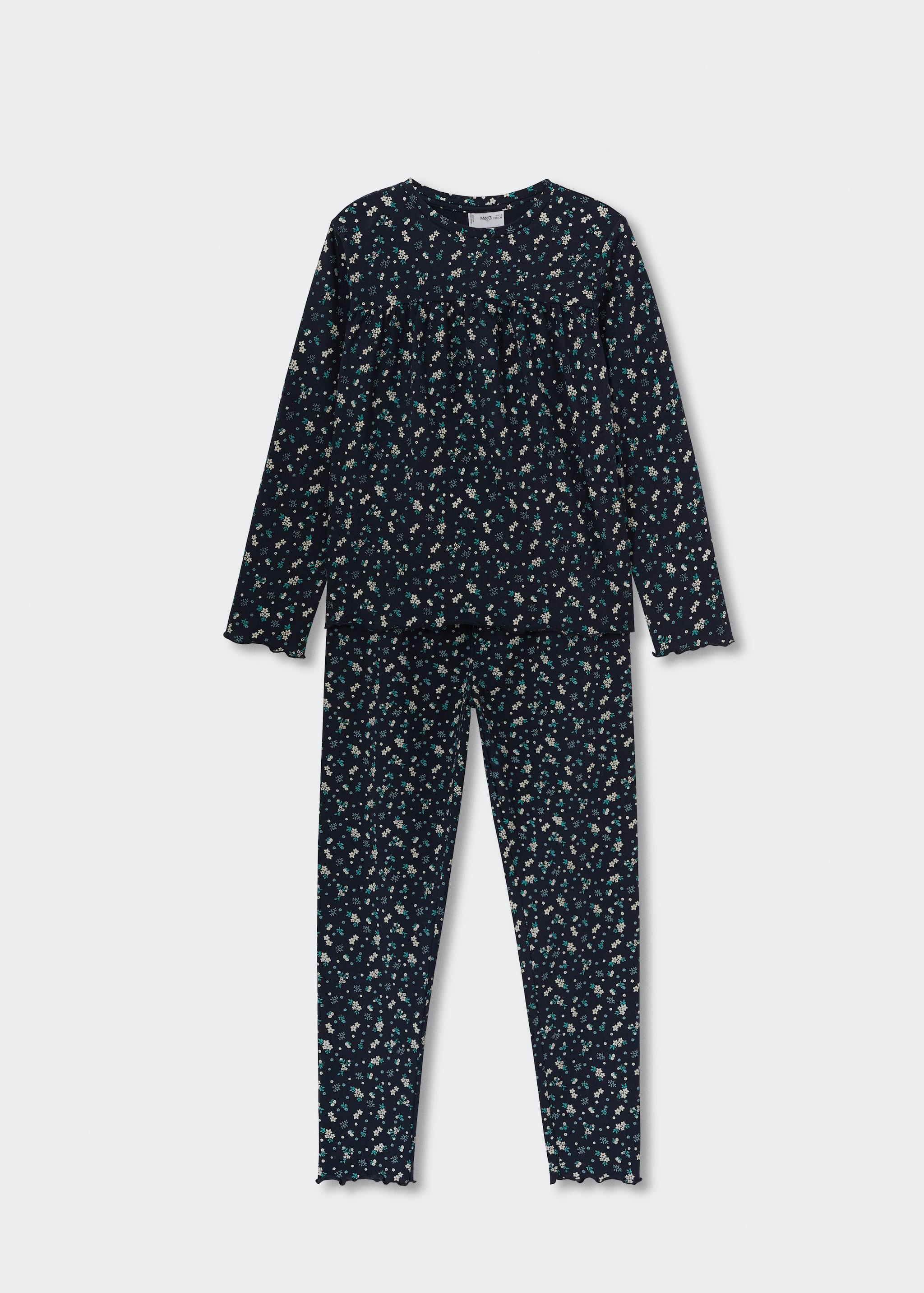 Pyjama fleurs coton - Article sans modèle