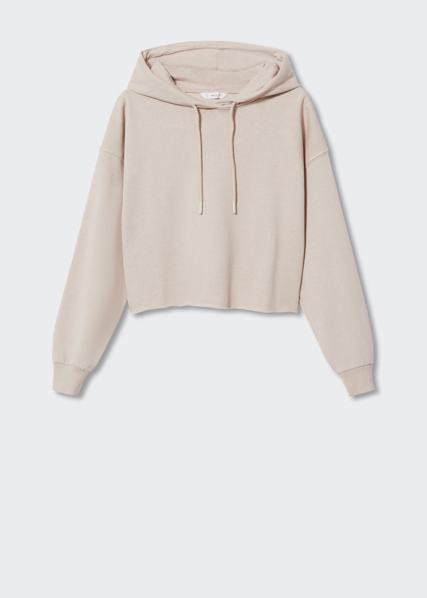 Kort sweatshirt huva - Artikel utan modell